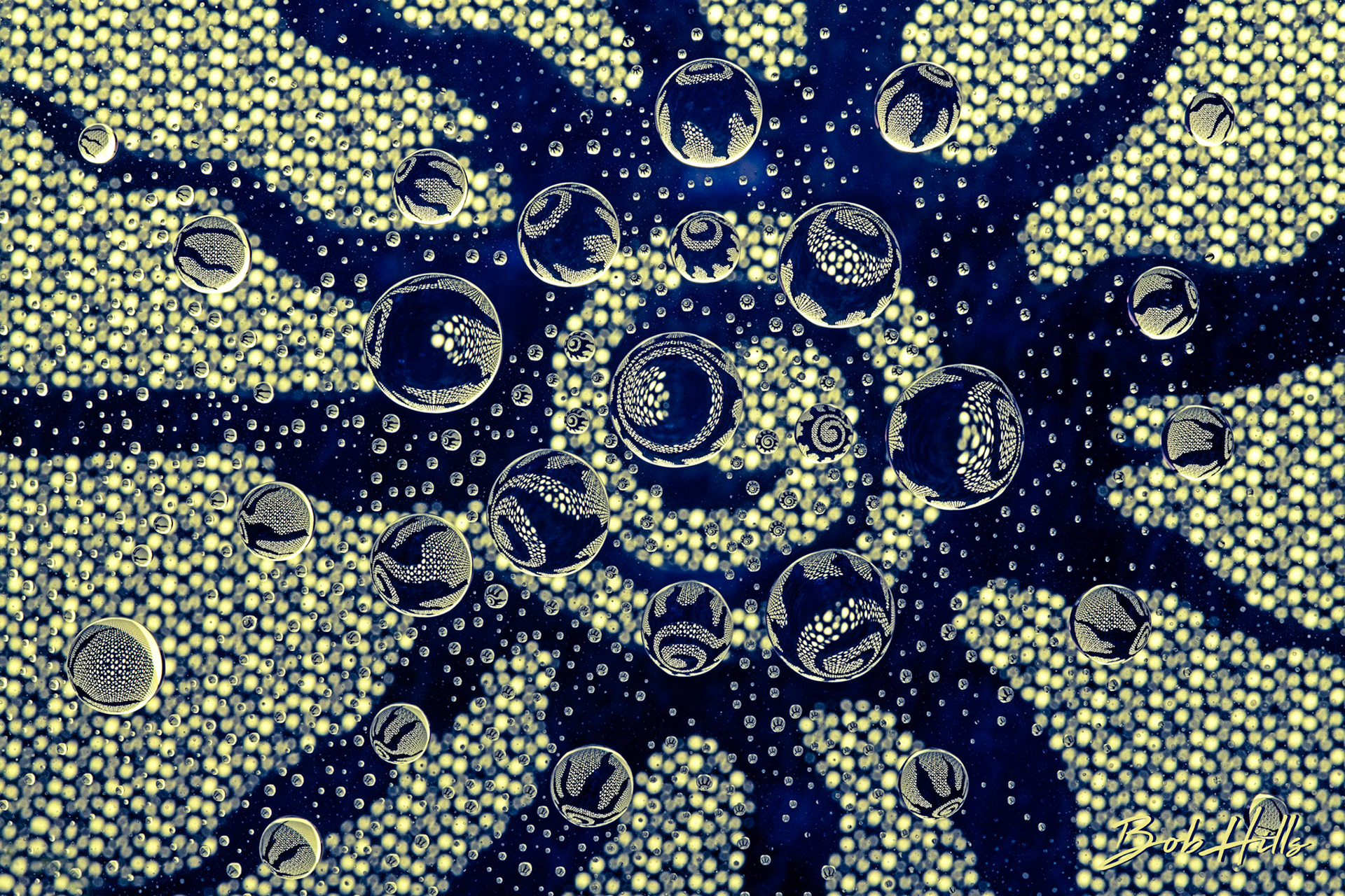 Sun on Cloth Duo Tone