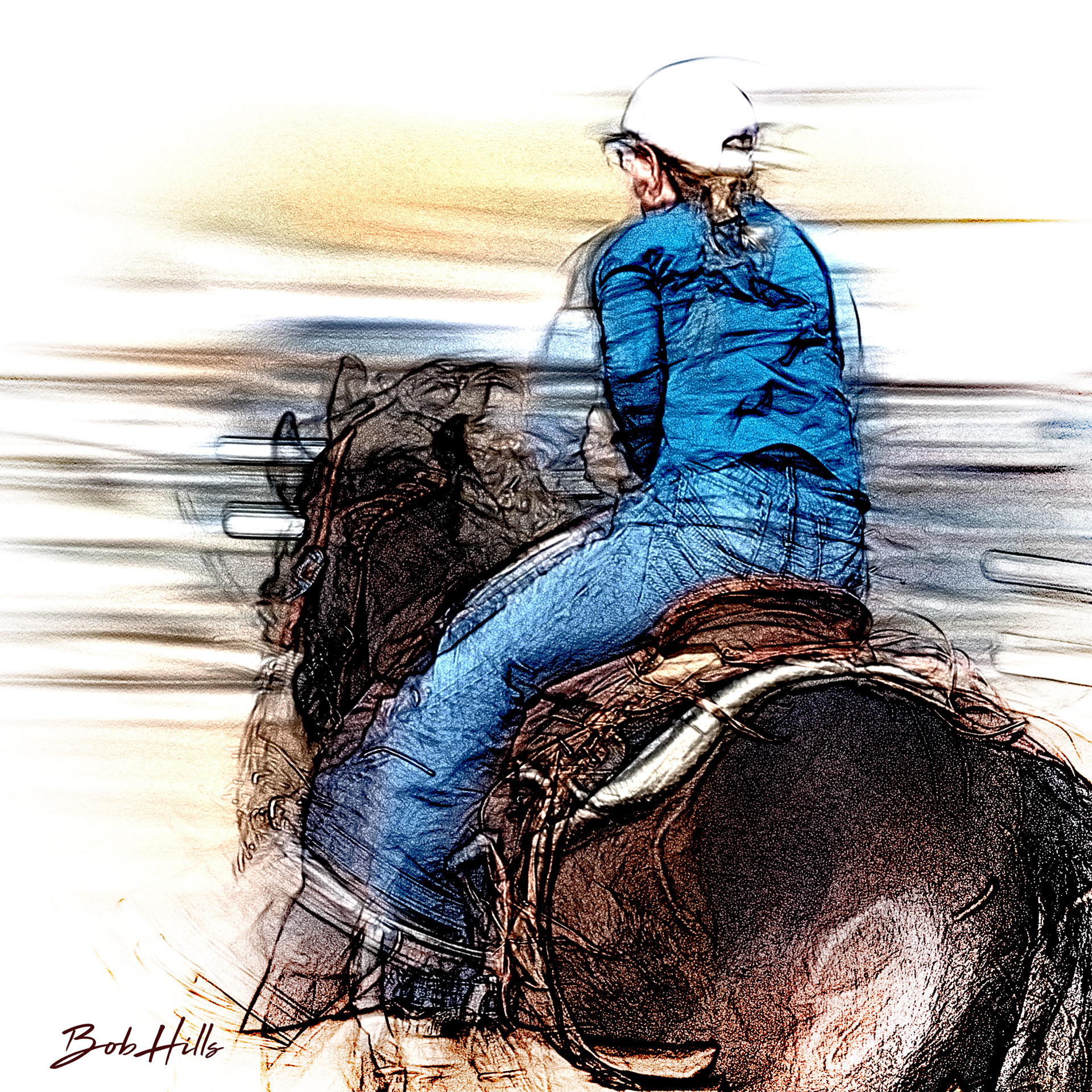 Barrel Racing Art - 41
