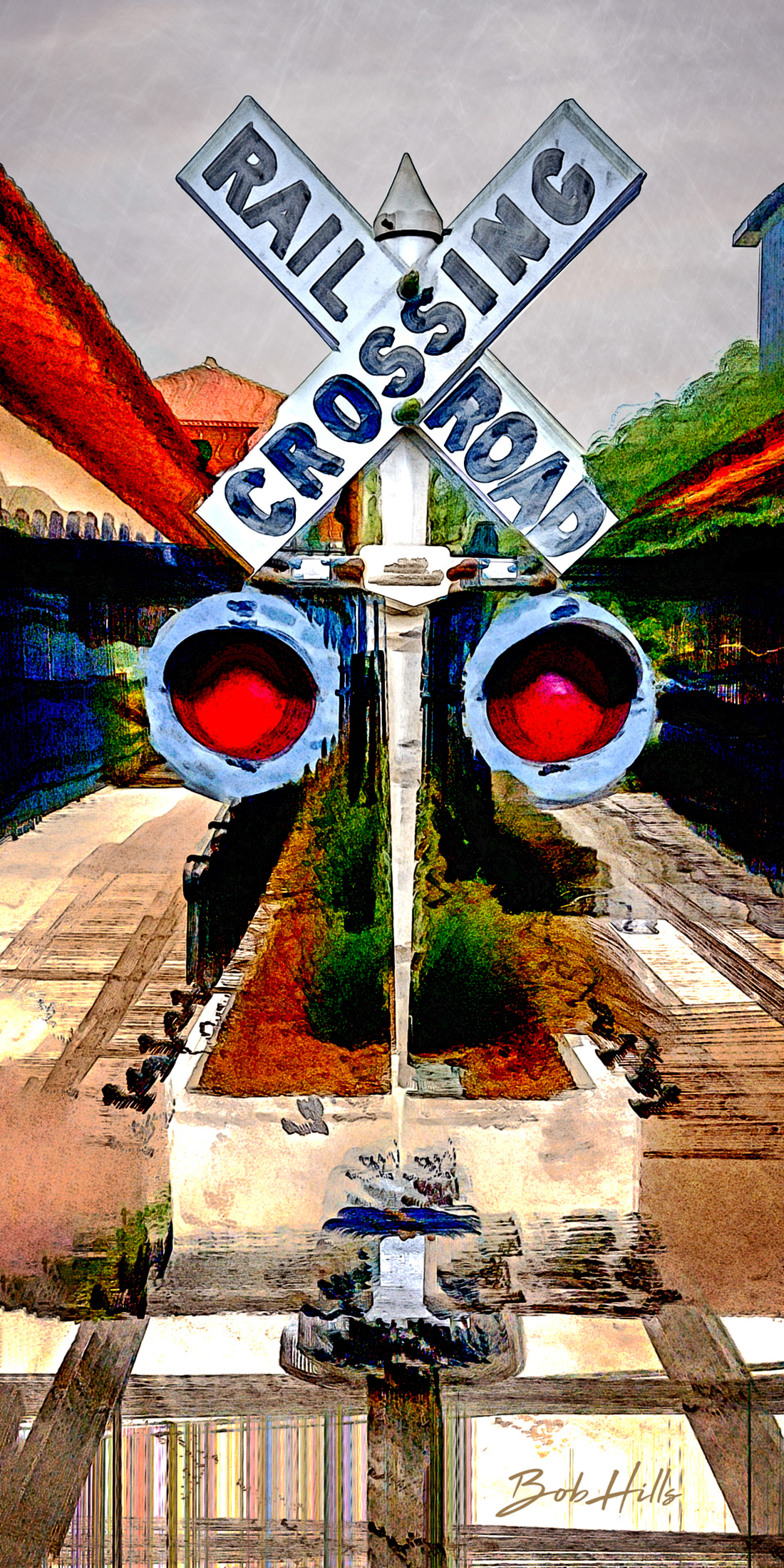Museum Railroad Crossing Signal