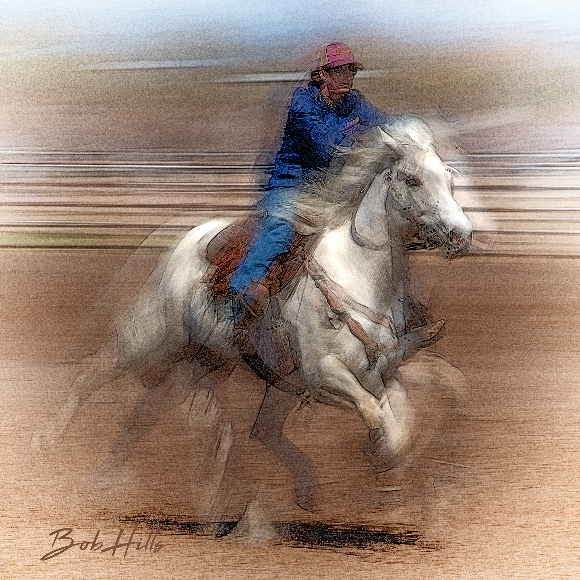 Barrel Racing Art - 15