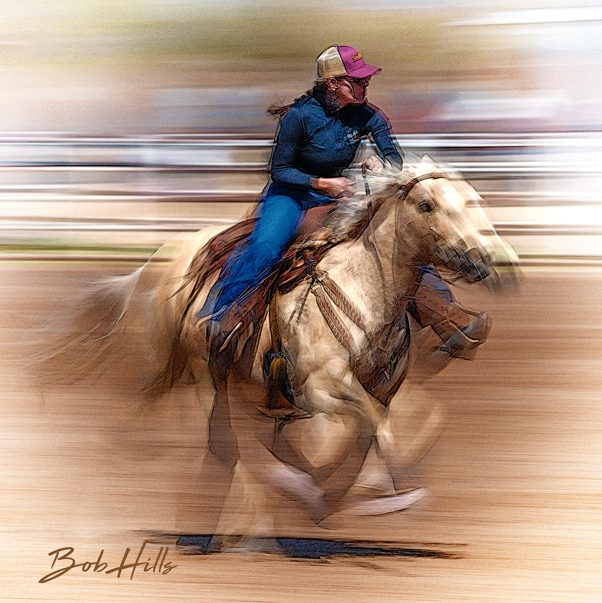 Barrel Racing Art - 14