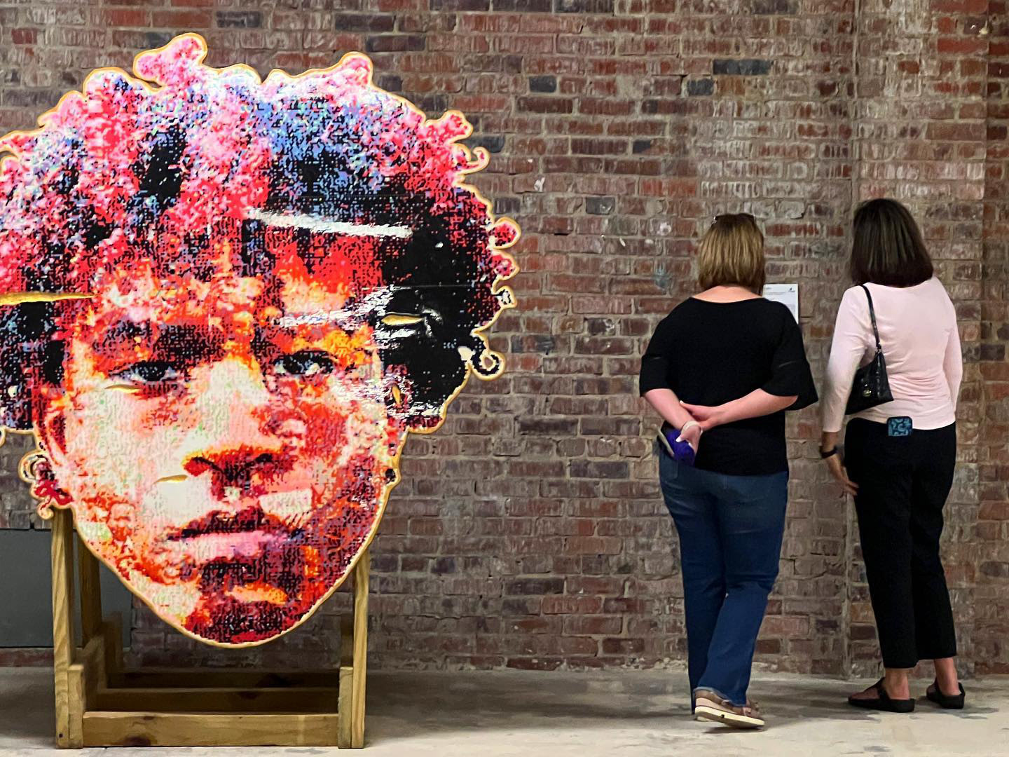 Jayden - 17. For 17 years I've known you. At the young age of 19, I became your father... You're my son. You helped me become a man and I'm thankful for that. Through the years I've watched you grow, learn, and become independent. It is you I celebrate. There's more to you underneath that you've yet to see. Underneath any mistakes, you'll always be more precious than gold. You'll always be valuable. God has a purpose for you. He loves you. You are important. Each year of your life is on display within this artwork, an image for every year. A moment in history I will always have. And when obstacles arise in life, this reminds me that we need to step away every now and then to see a clearer picture. If each dot is a reason for me to love you Jayden, there'd be over 70,000. I only need one though... and it's you.