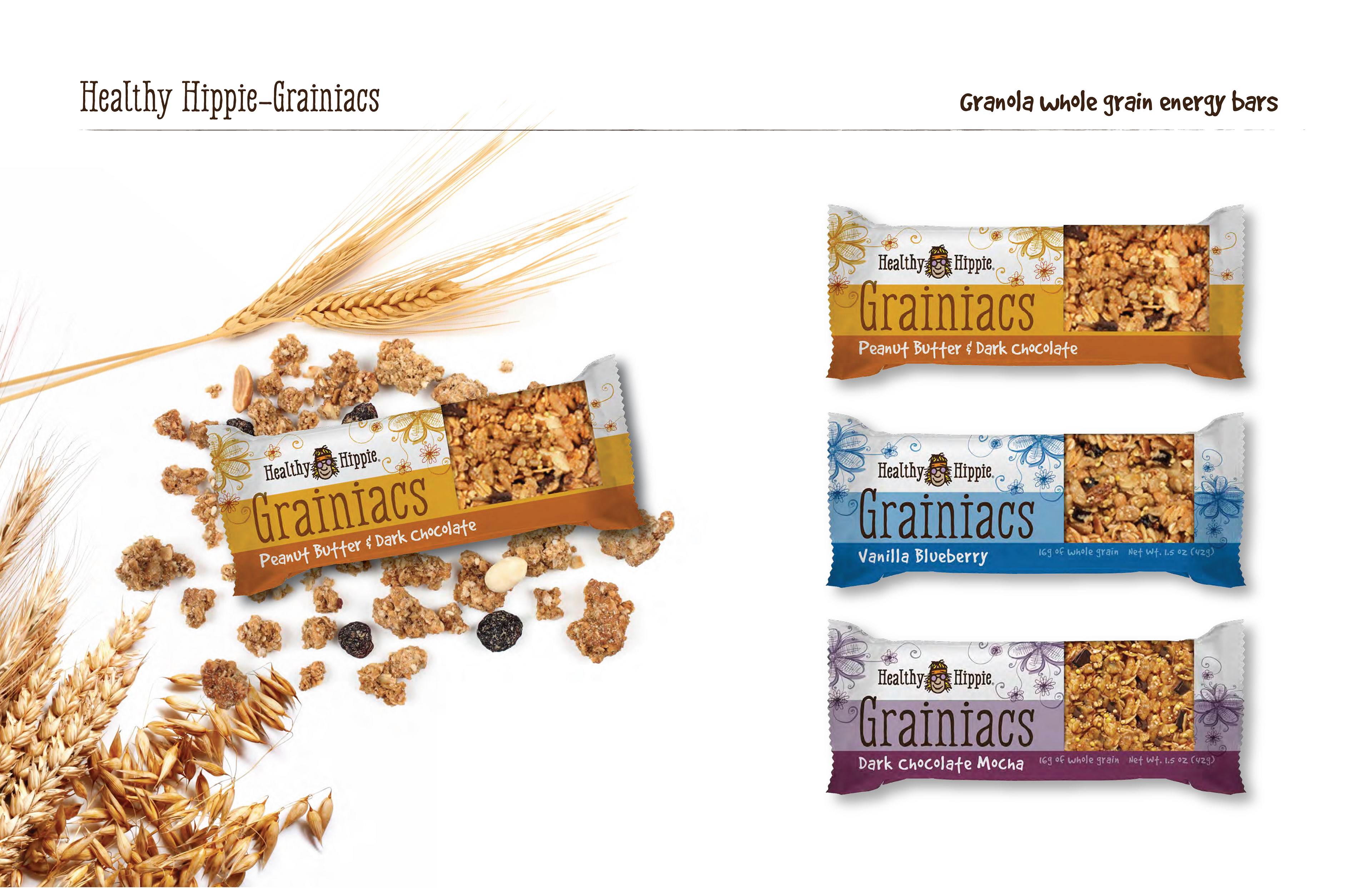 Grainiacs - Granola Whole Grain Energy Bars