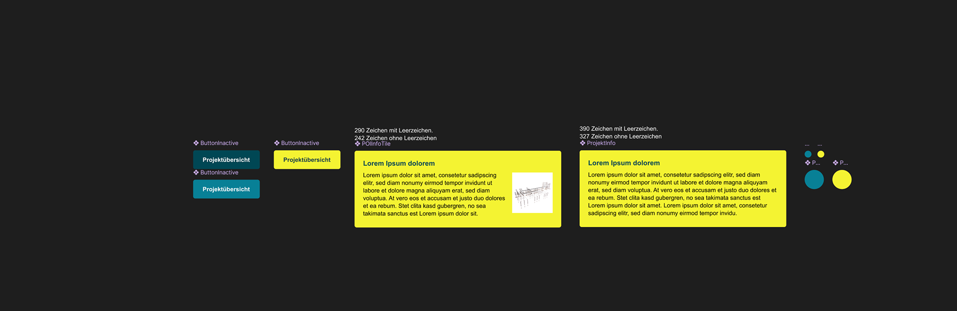 Screenshot aus der Konzeptionsphase in Figma