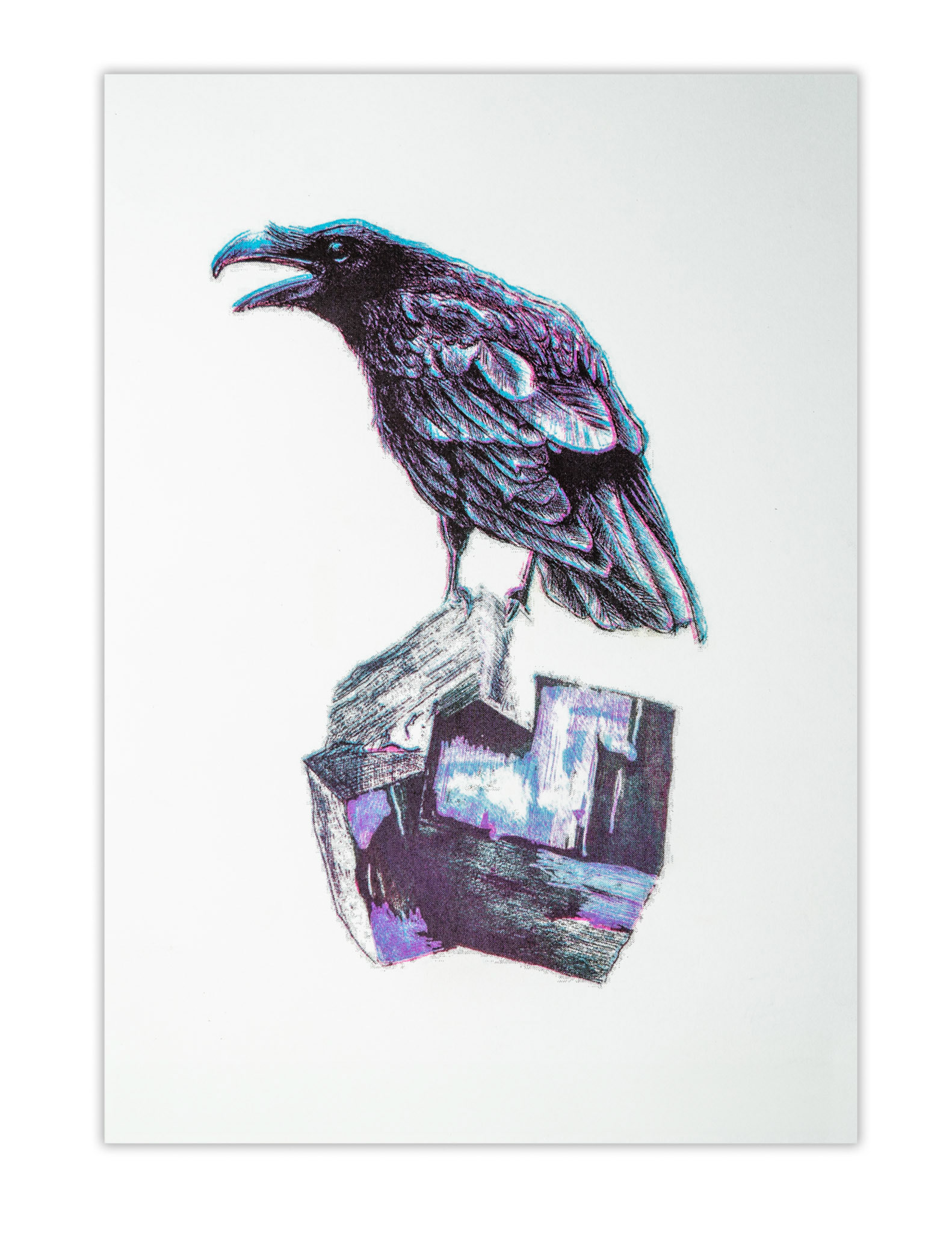 Erik van Tuijn. - Fool's Gold I! - A4 Riso print - 2024