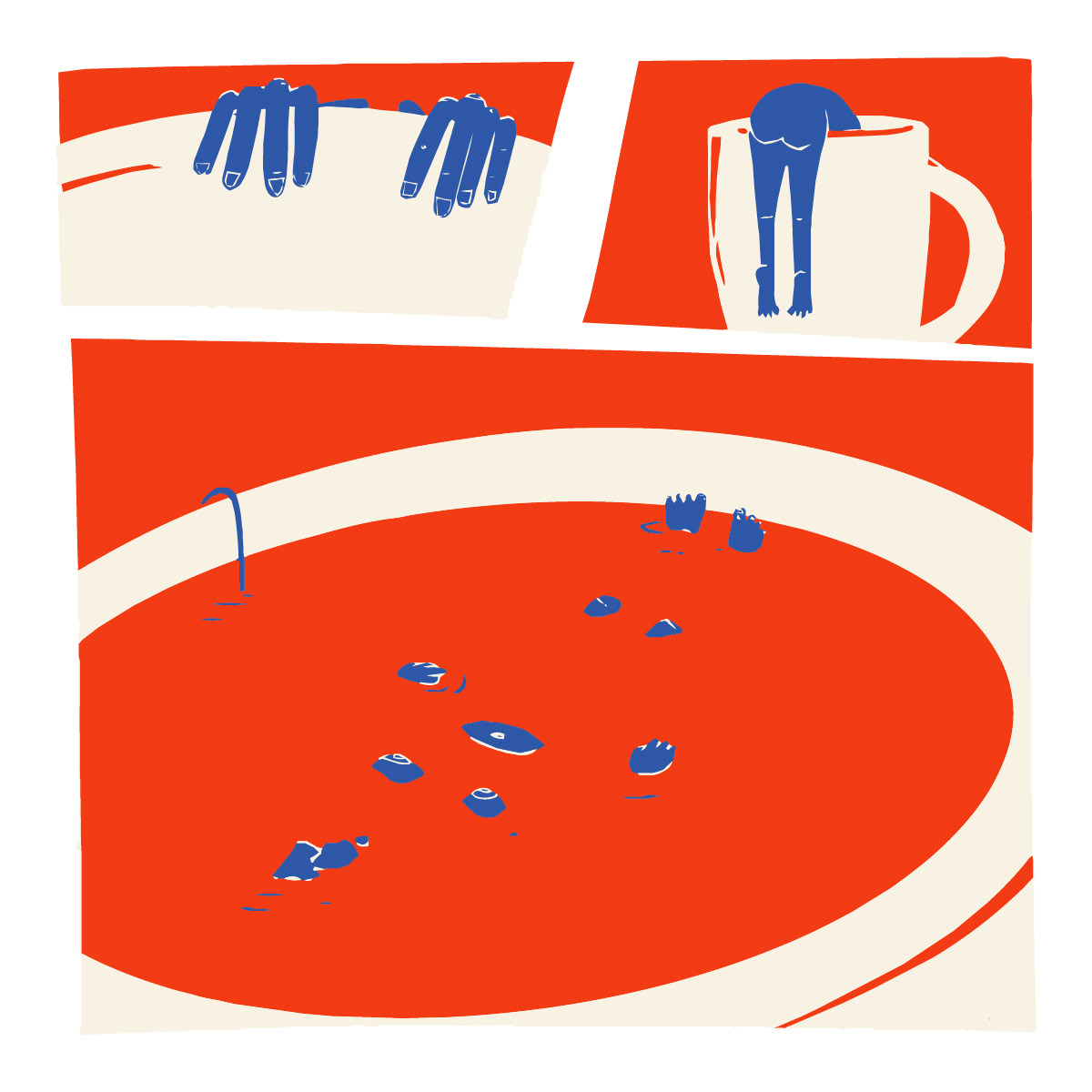 Morning Routine - Illustrazione digitale