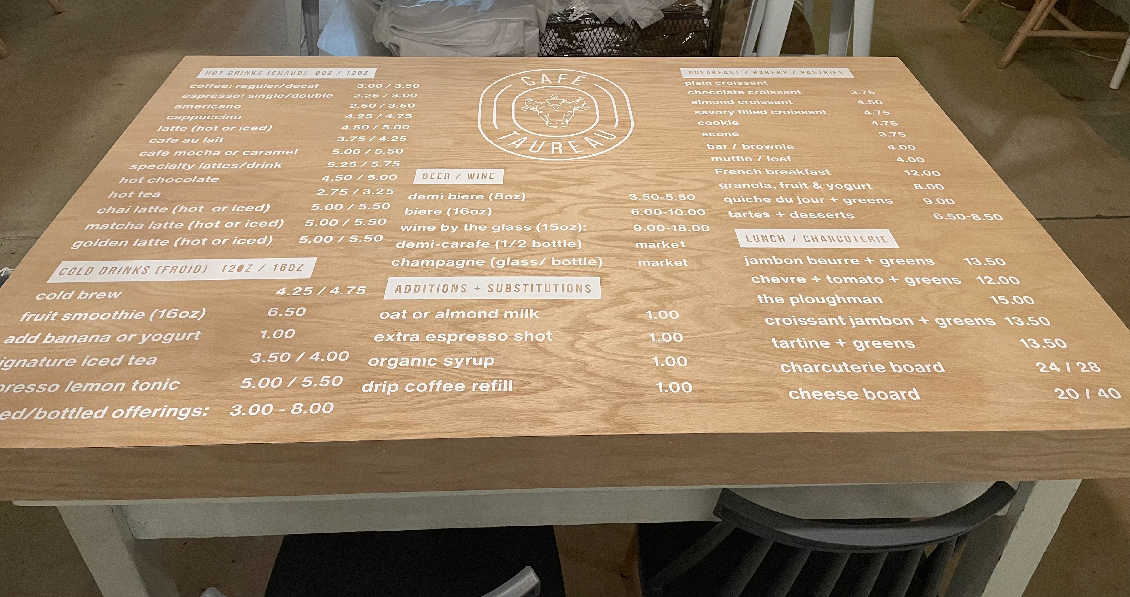 Vinyl created and placed on sign