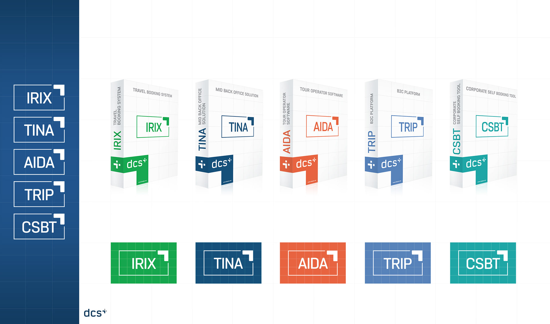 Branding all 5 products from dcs+