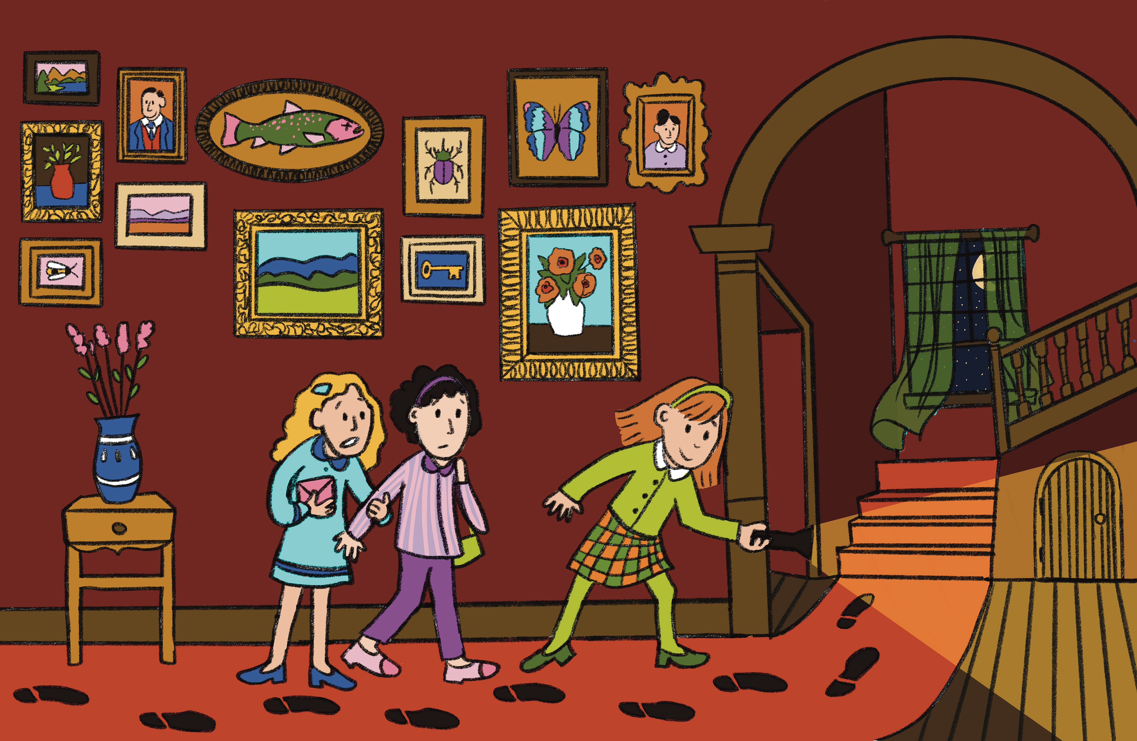 Nancy Drew Illustration created with Procreate
