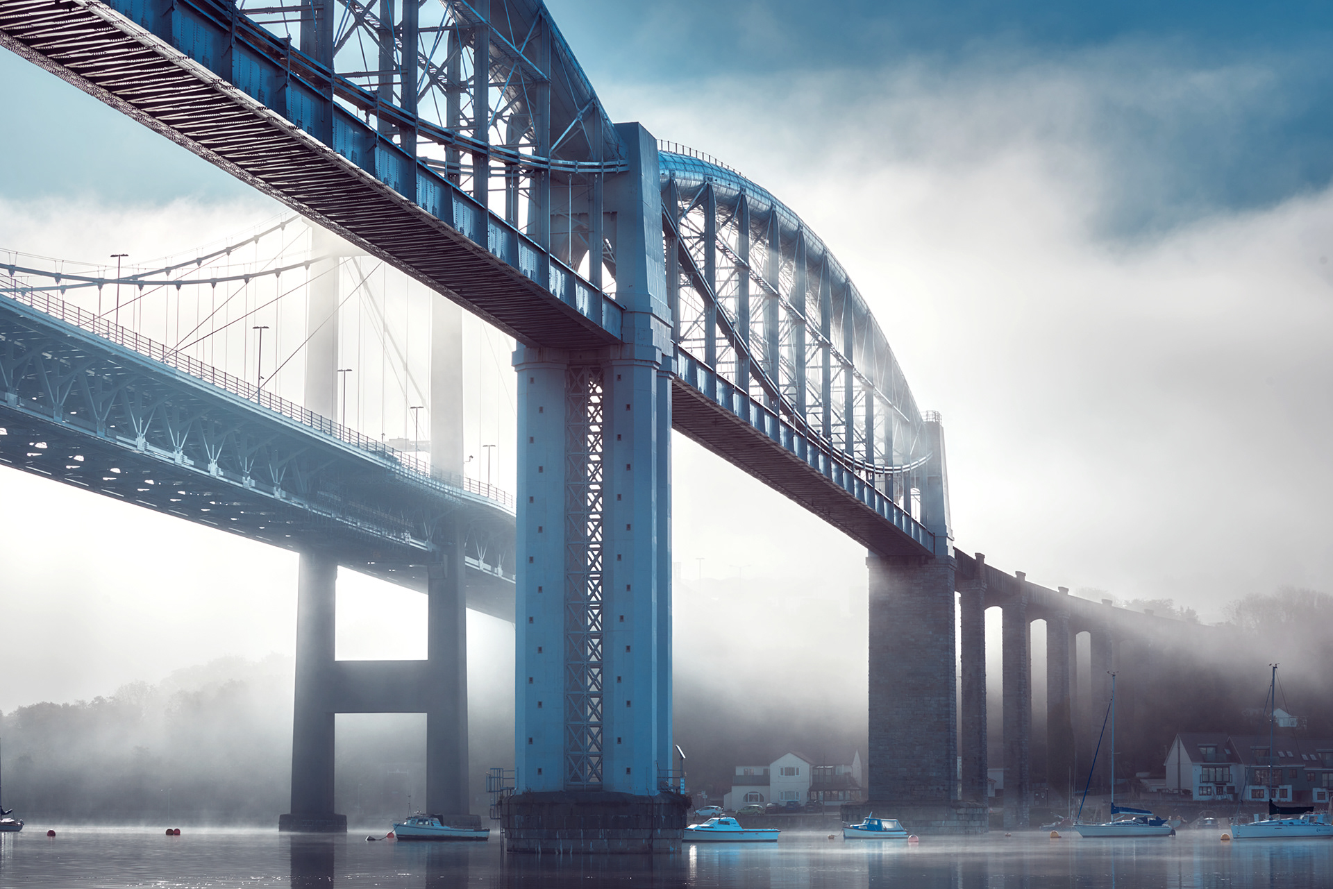 Tamar Bridge Cornwall Devon professional landscape photography