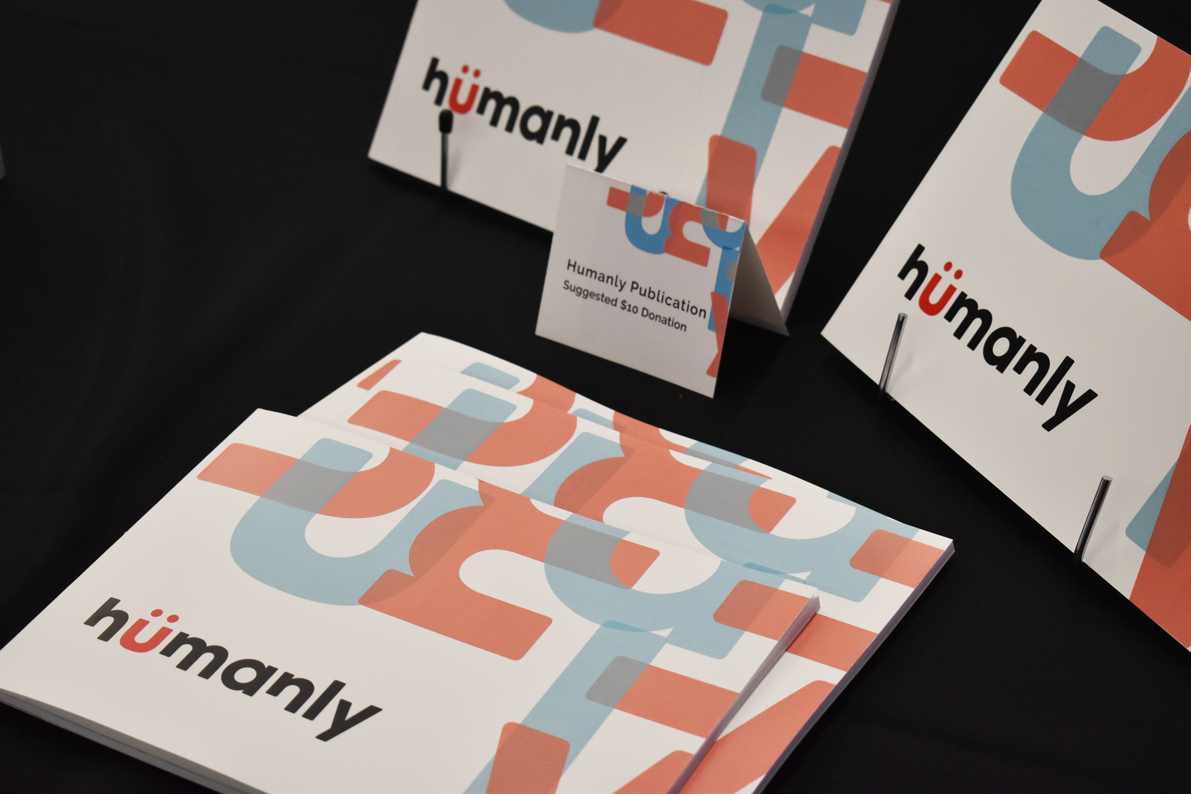 Publication for sale at the Humanly Exhibiton