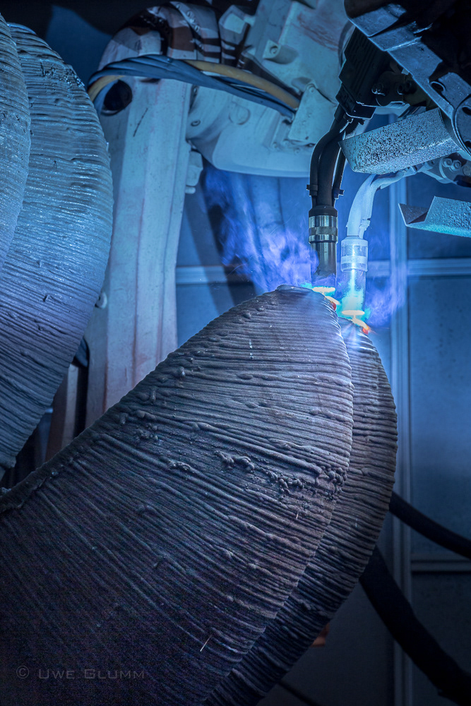 Additives Schweißen eines Peltonrades