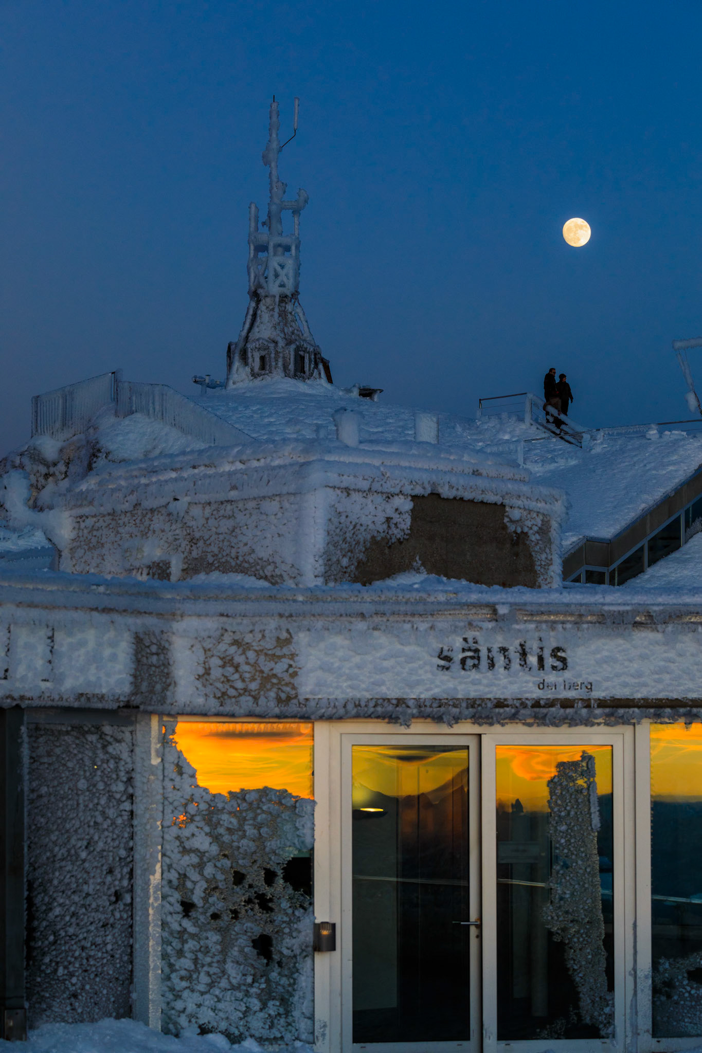 Säntis, Switzerland. 31.12.2017
