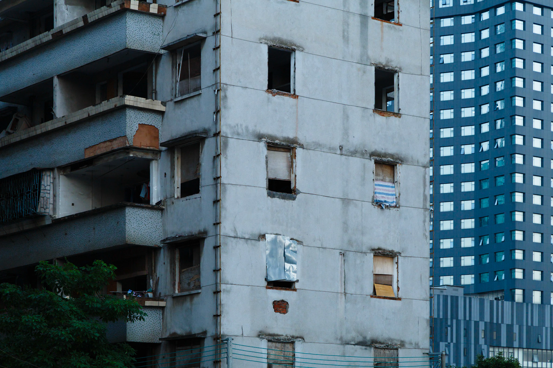 How old may that building be? And how long may last the other? Short life-cyles are good to have enough work, aren´t they?