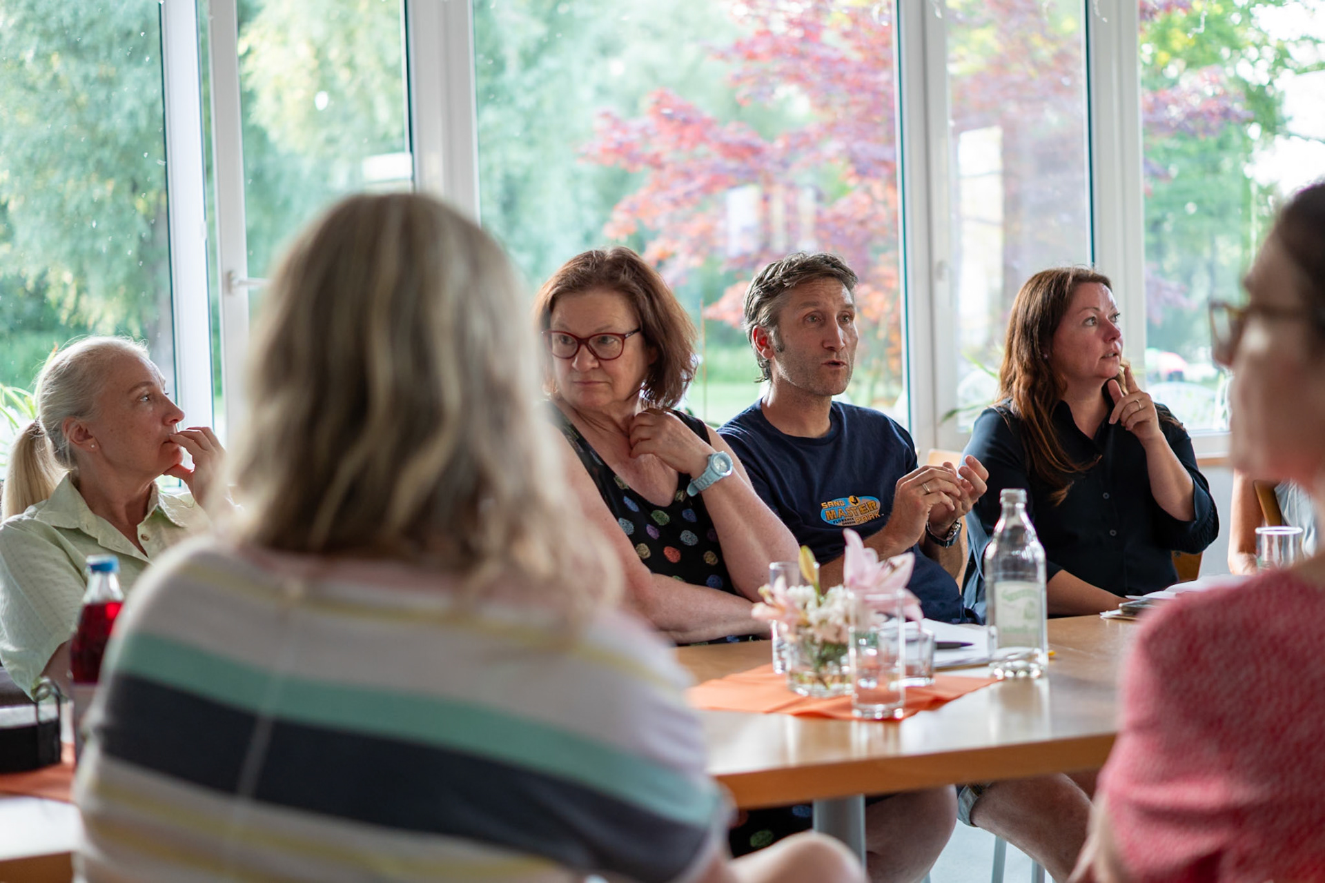 letztes Koordinationsmeeting vor dem Fest 