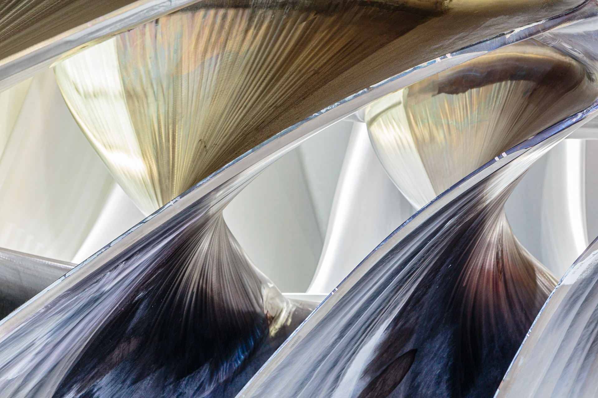 Laufradschaufelverdrehung