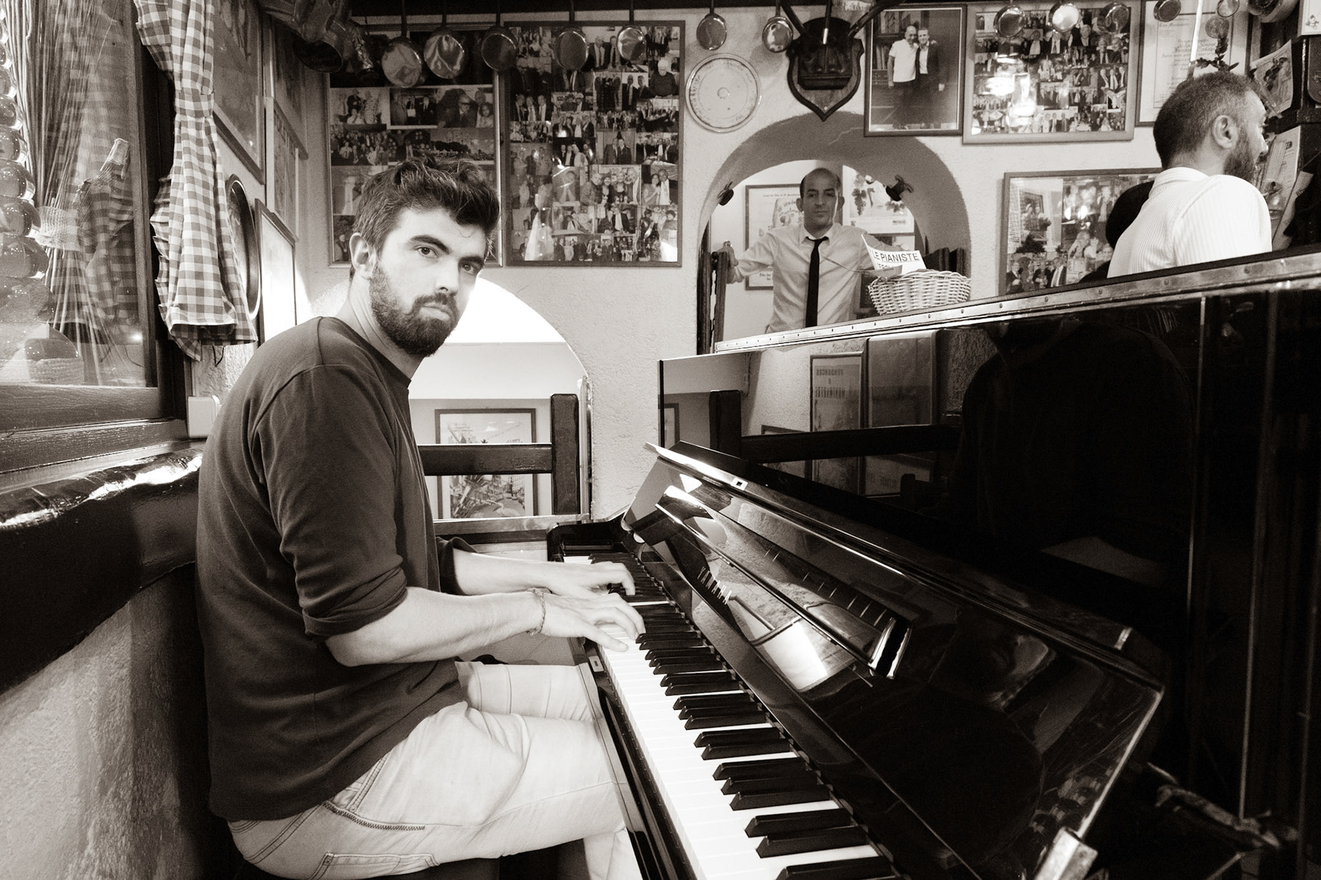 Pianist im Restaurant