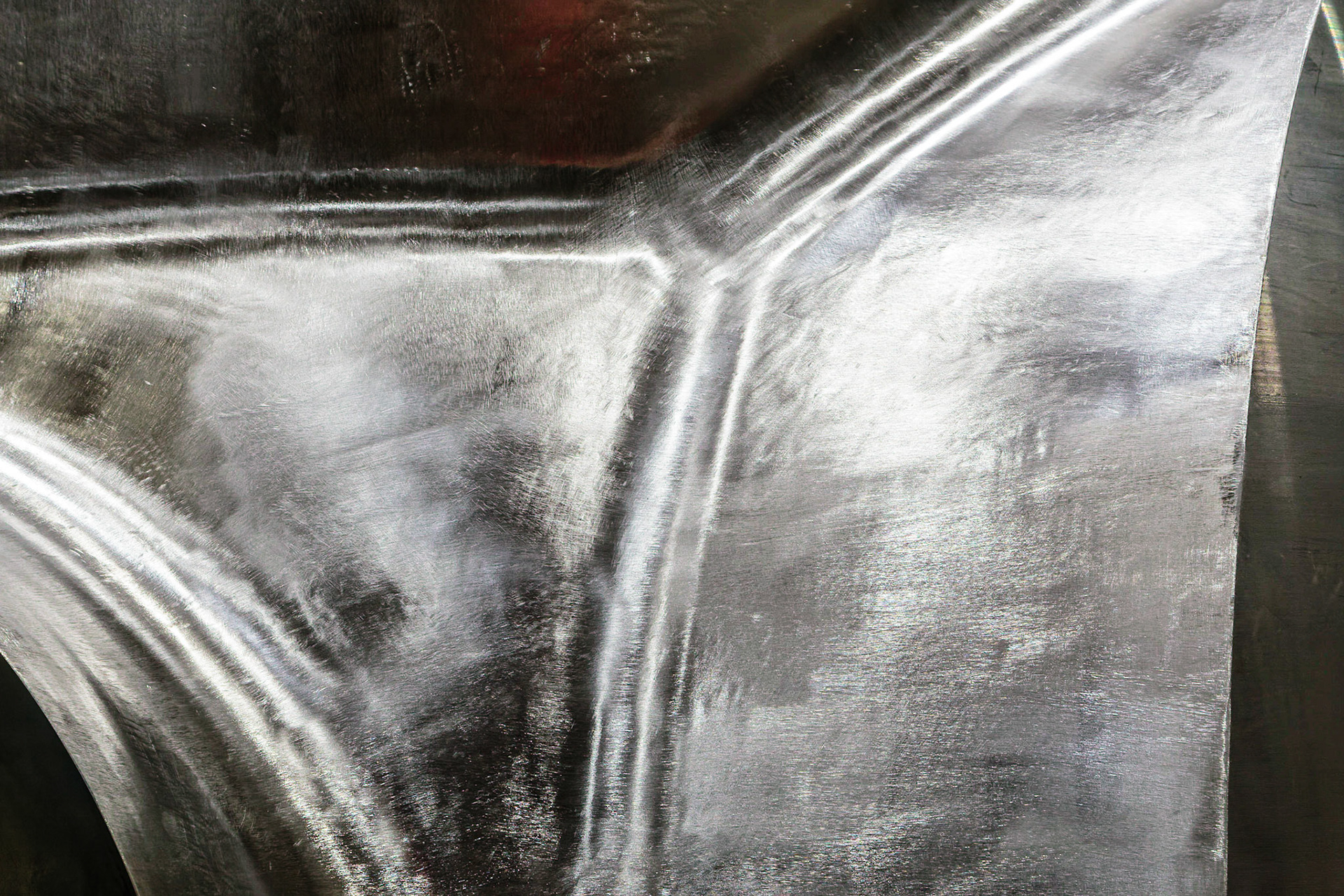 verschliffenes, gusseisernes Schmiedeteil