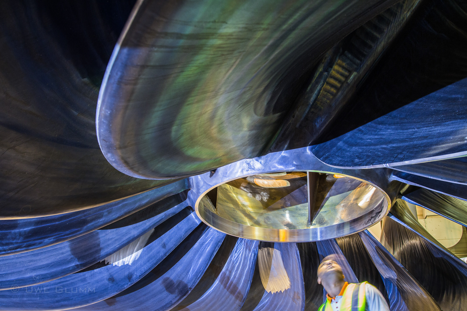 Finale Kundenabnahme eines Francis-Laufrades