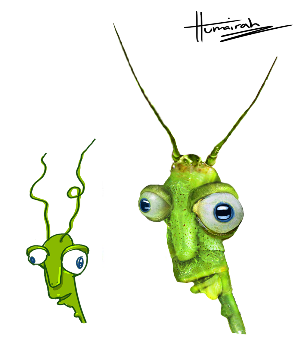 My Concept Art: A hyper-realistic matte painting of the character's head