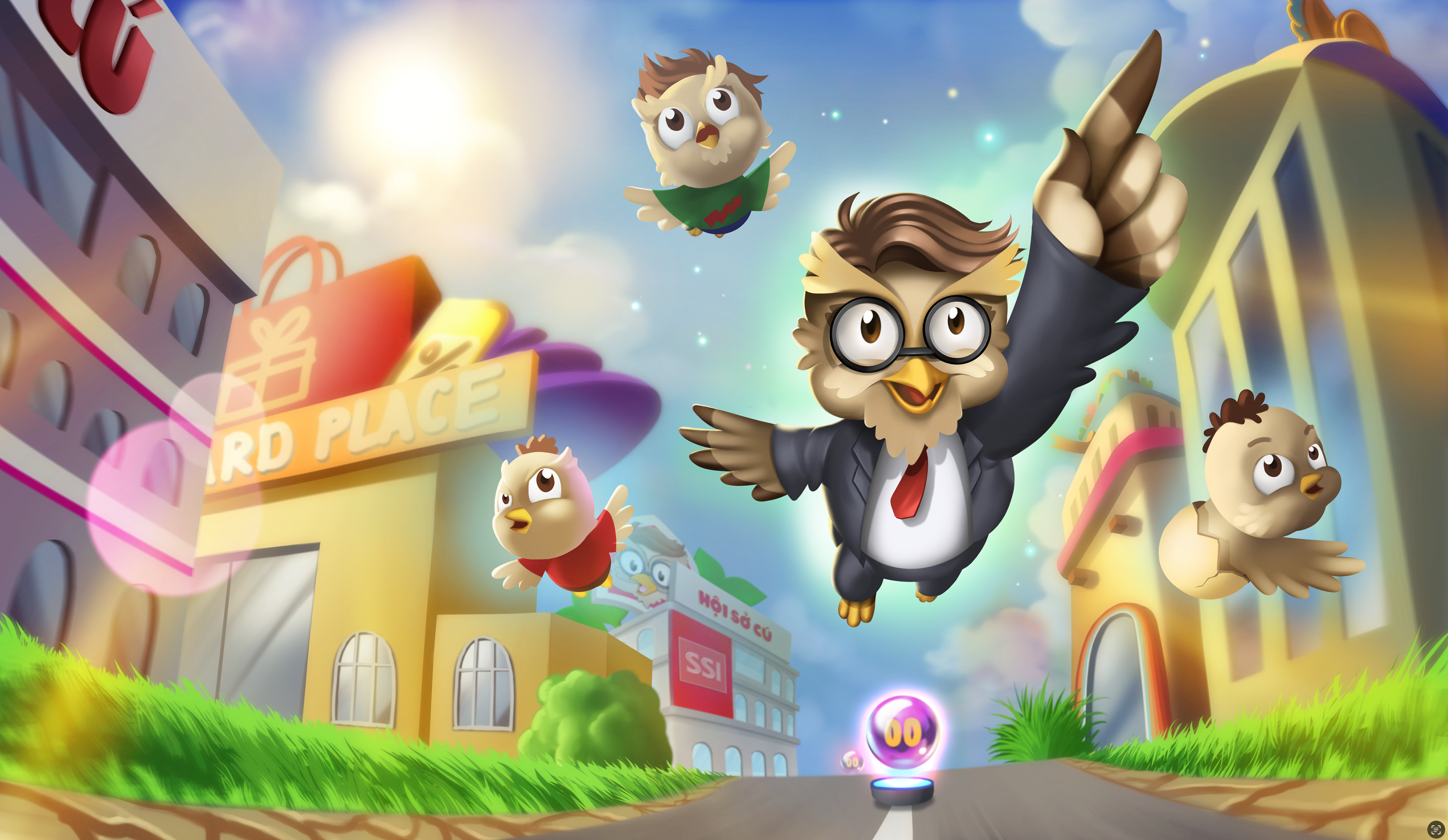 Key Visual Gamification Cú Già Phố Win