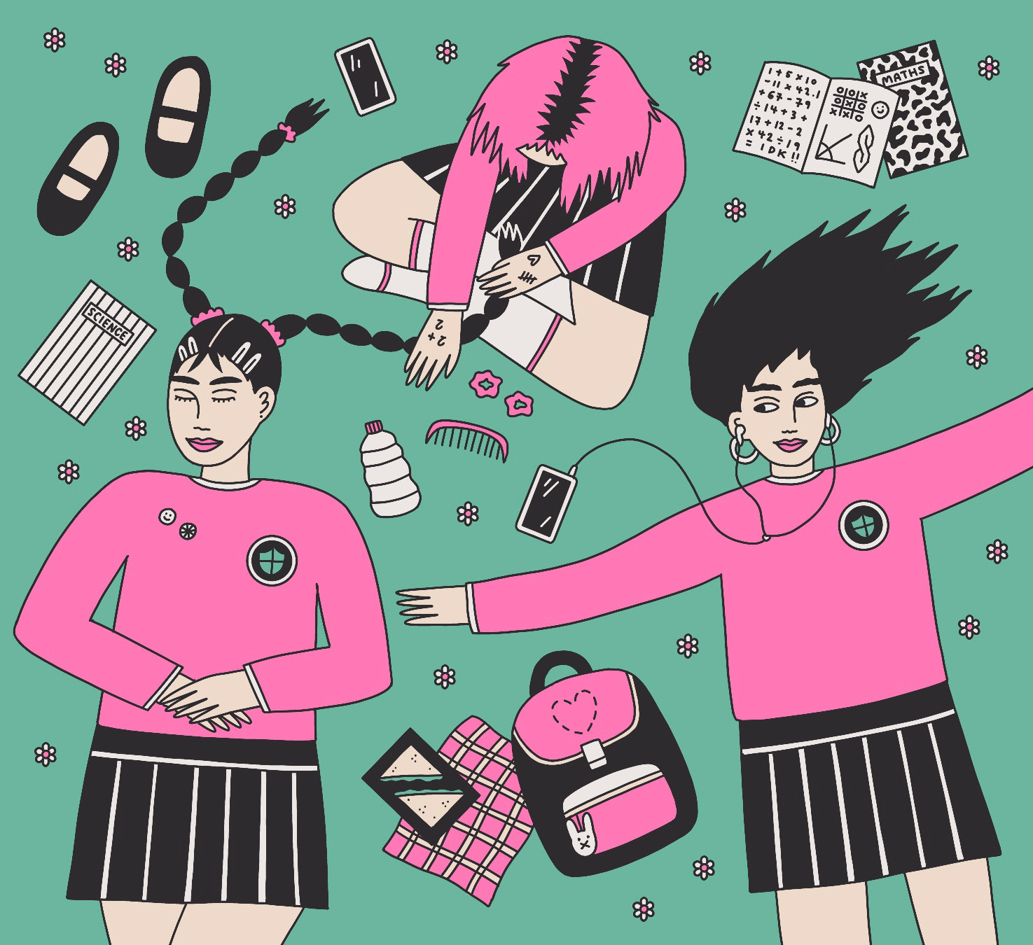 WE WERE GIRLS TOGETHER ILLUSTRATION