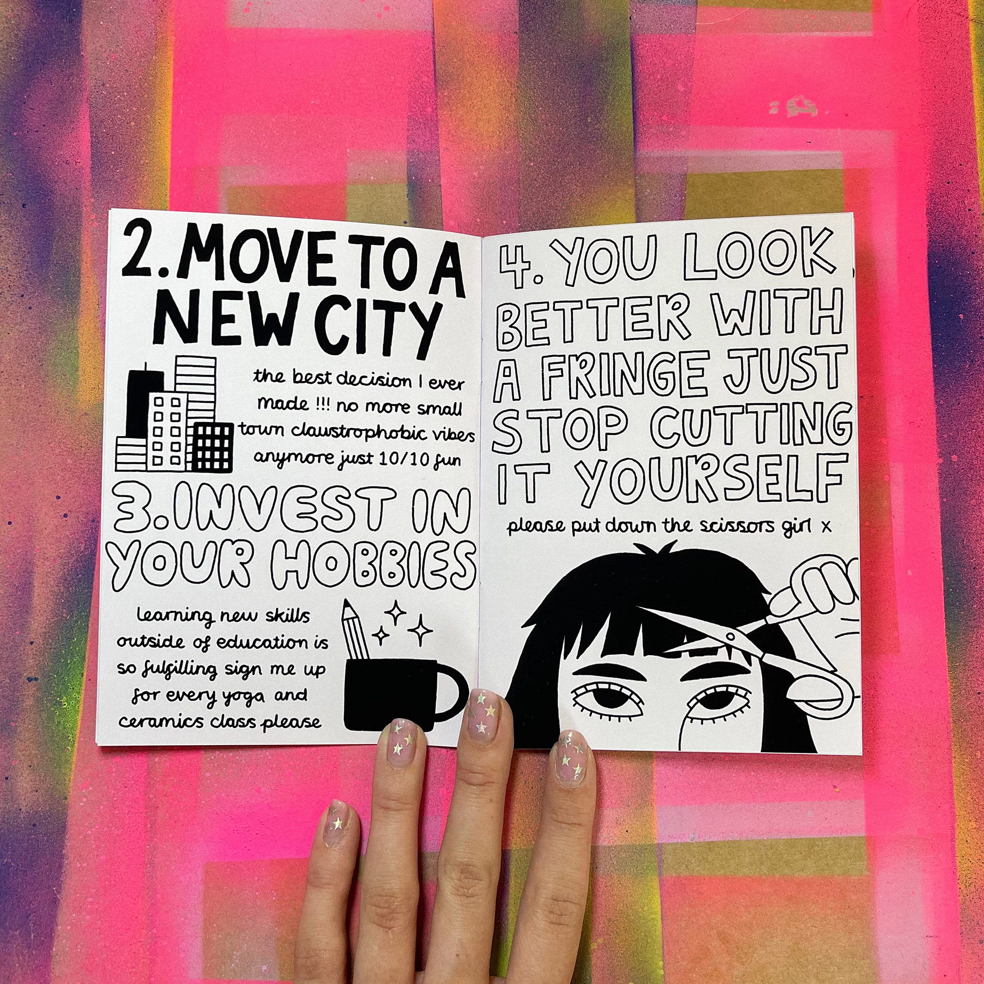 20 THINGS I'VE LEARNED IN MY 20S ZINE