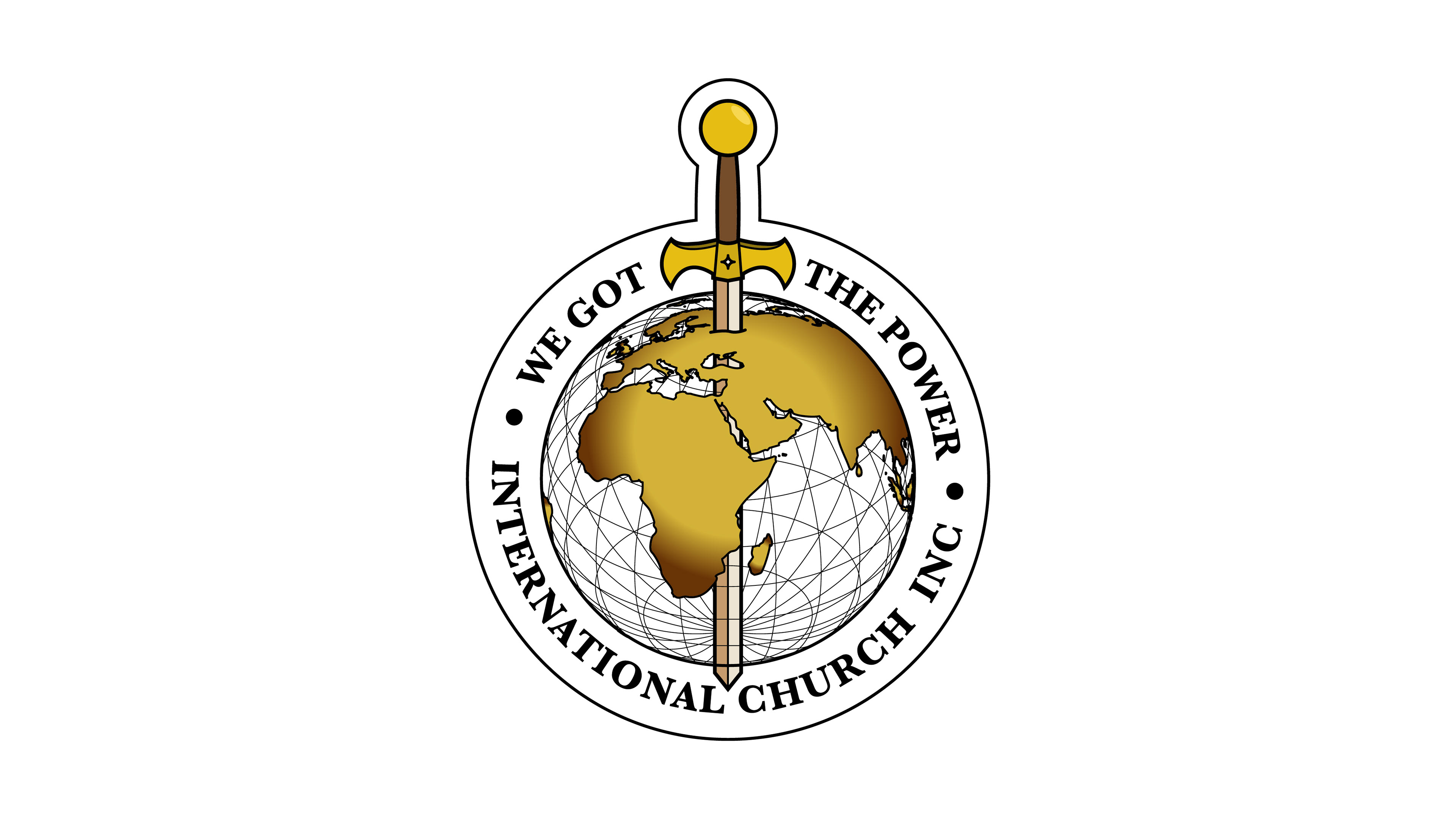 Logo design for the We Got the Power International Church brand from Design by Jorge Nieves