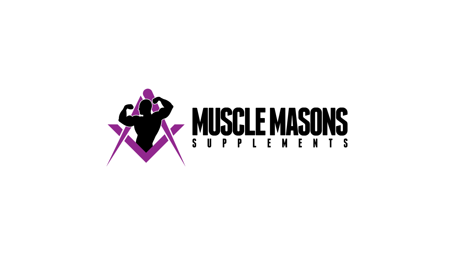Logo design from Design by Jorge Nieves for the Muscle Masons Supplements business brand