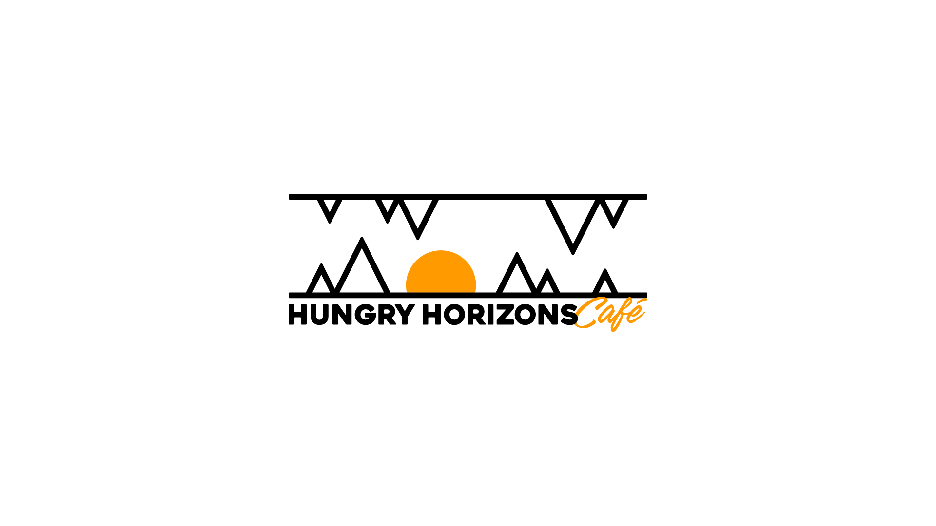 Logo design from Design by Jorge Nieves for the Hungry Horizons Café business brand