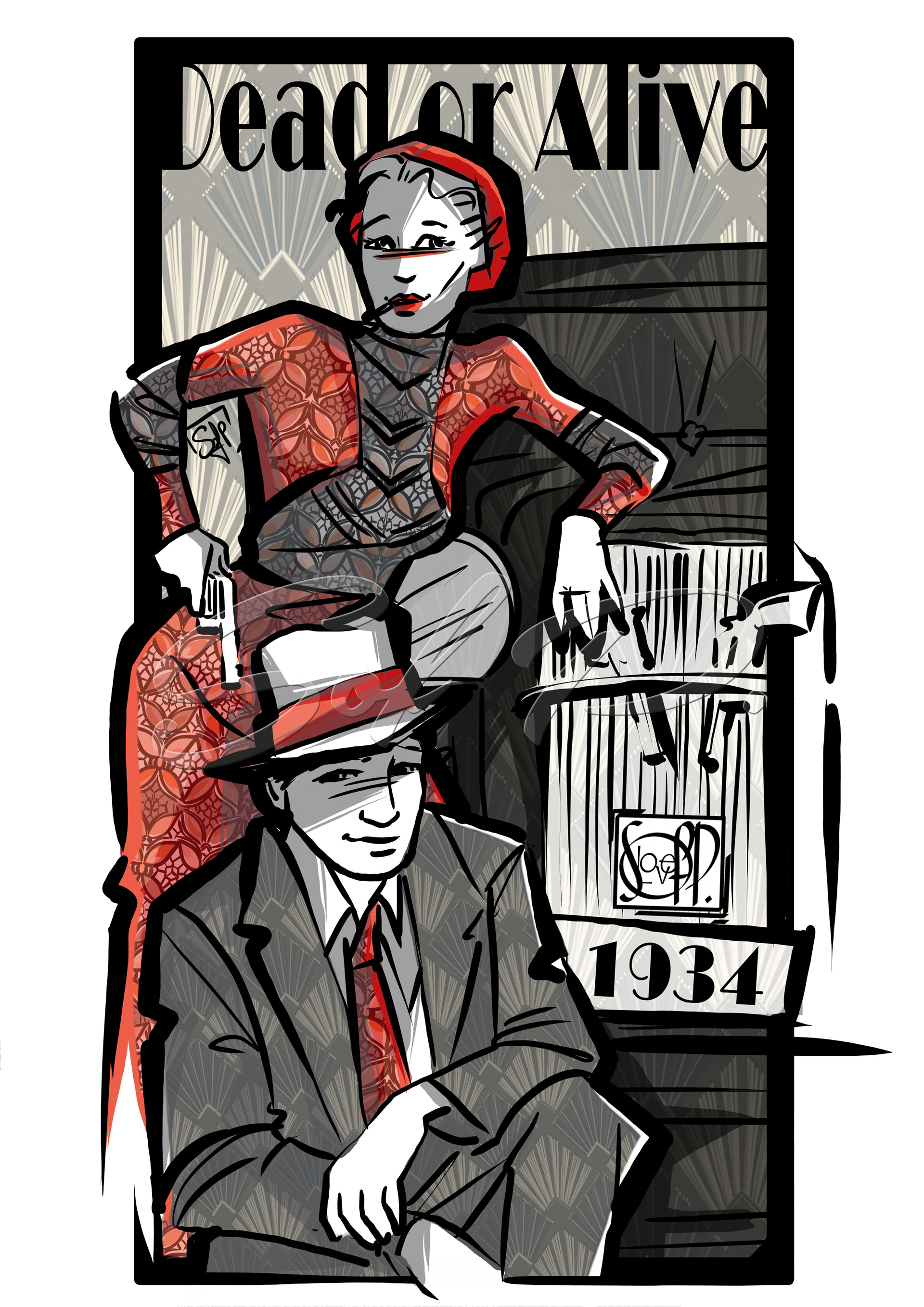 Bonnie and Clyde dead or alive