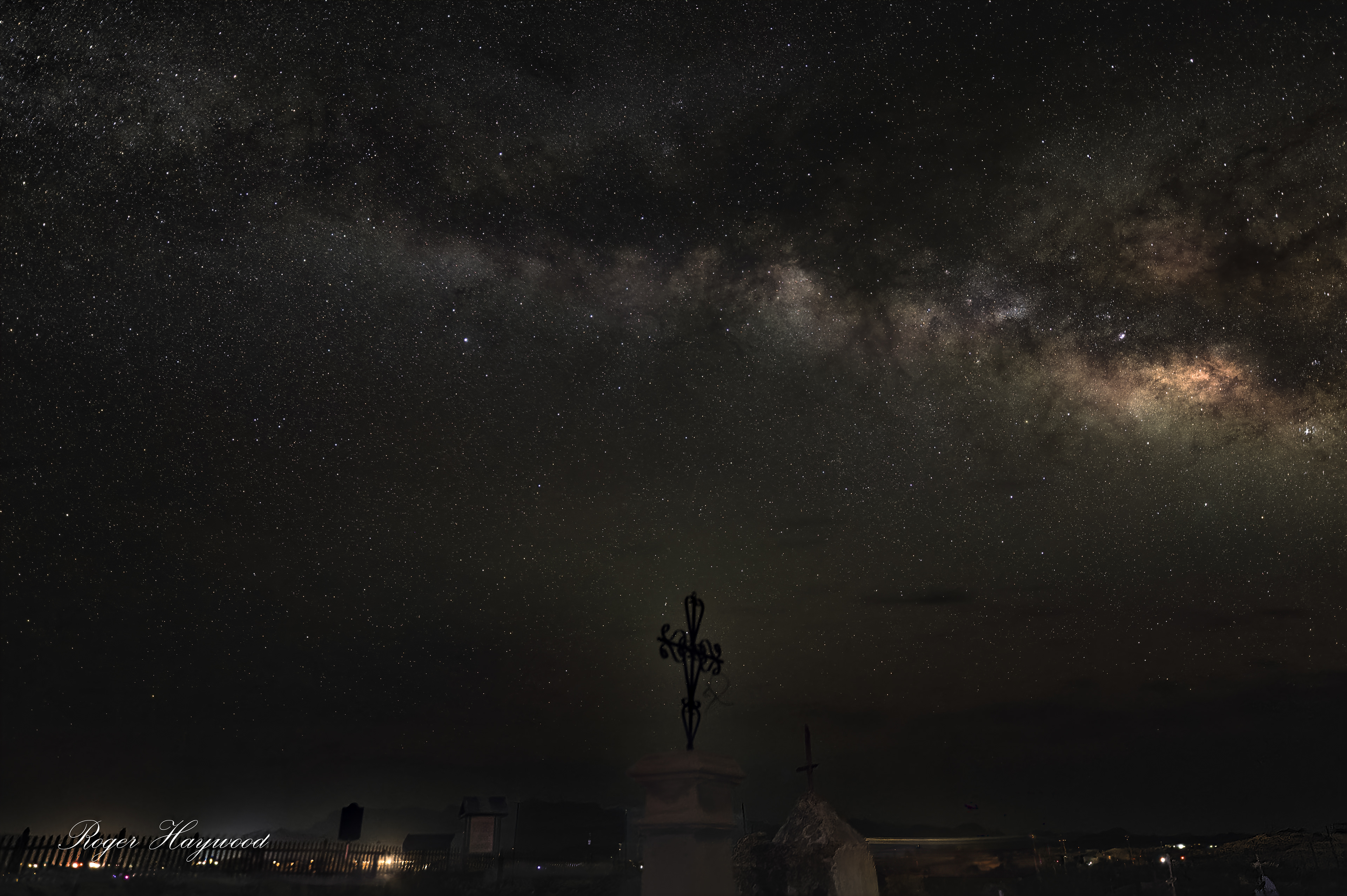 Milky Way by the Terlingua Ghost Town Cemetery