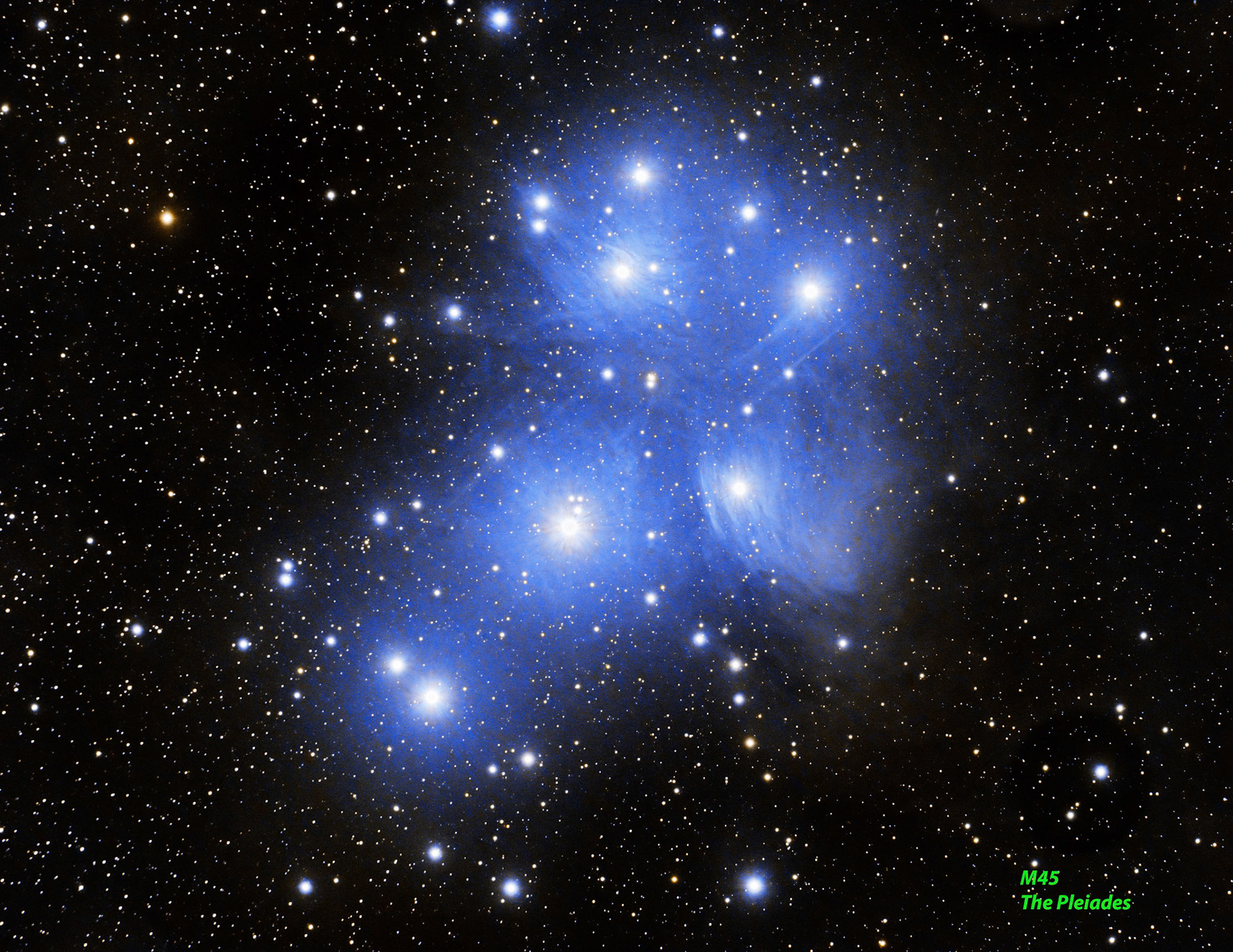 M45 The Pleiades