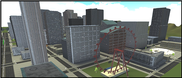 City Environment at Different Vantage Point