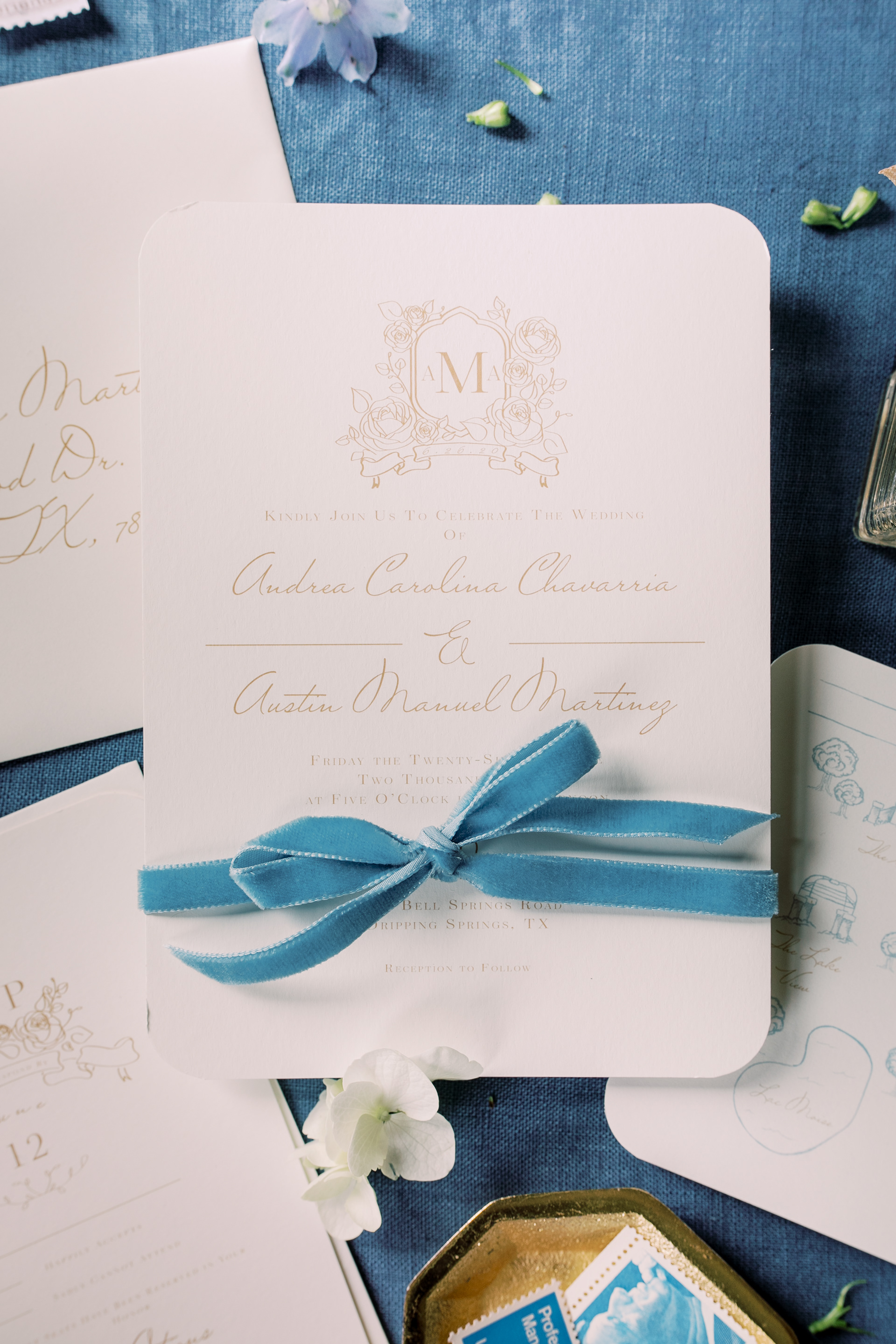 Invitation close-up