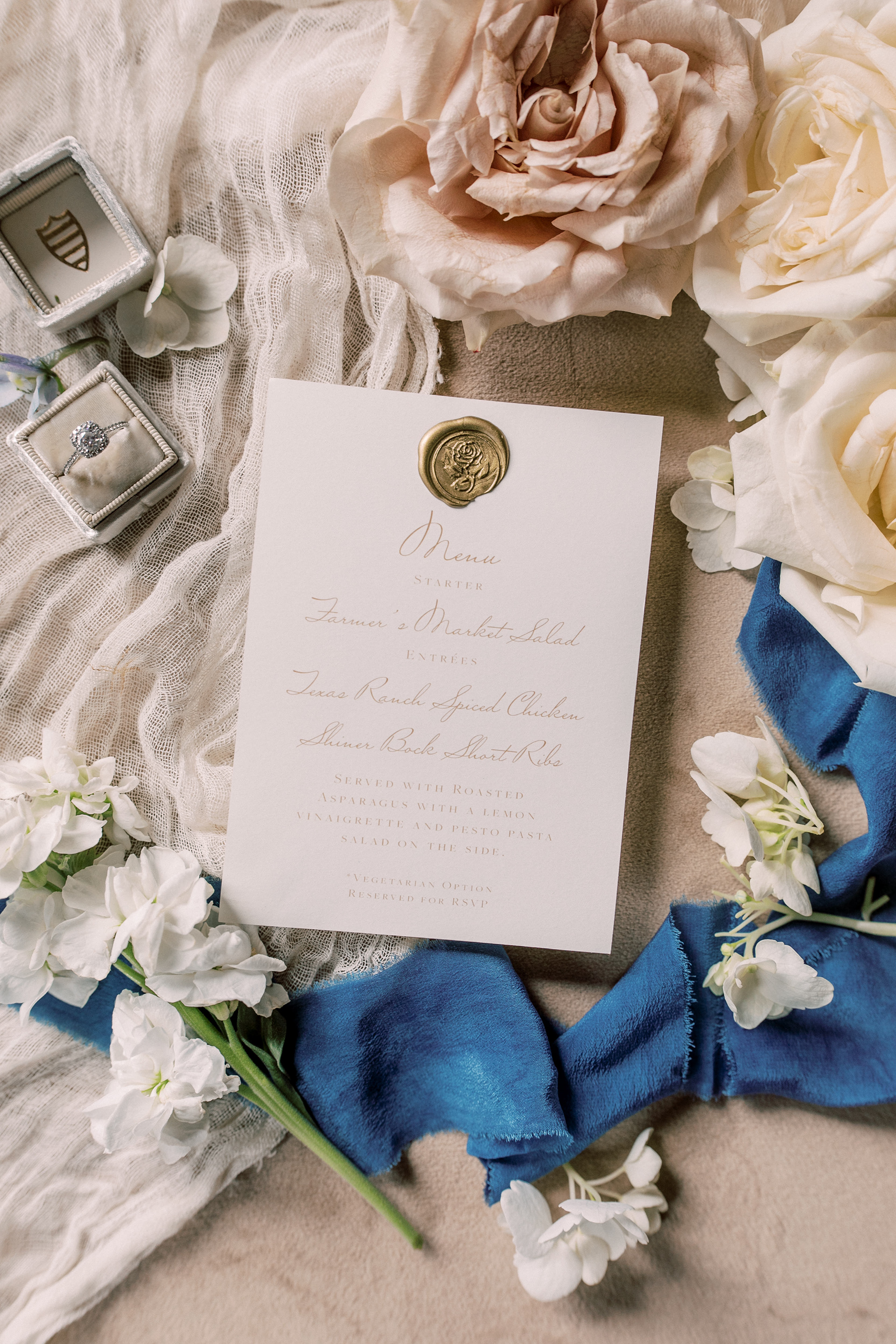 Menu with details