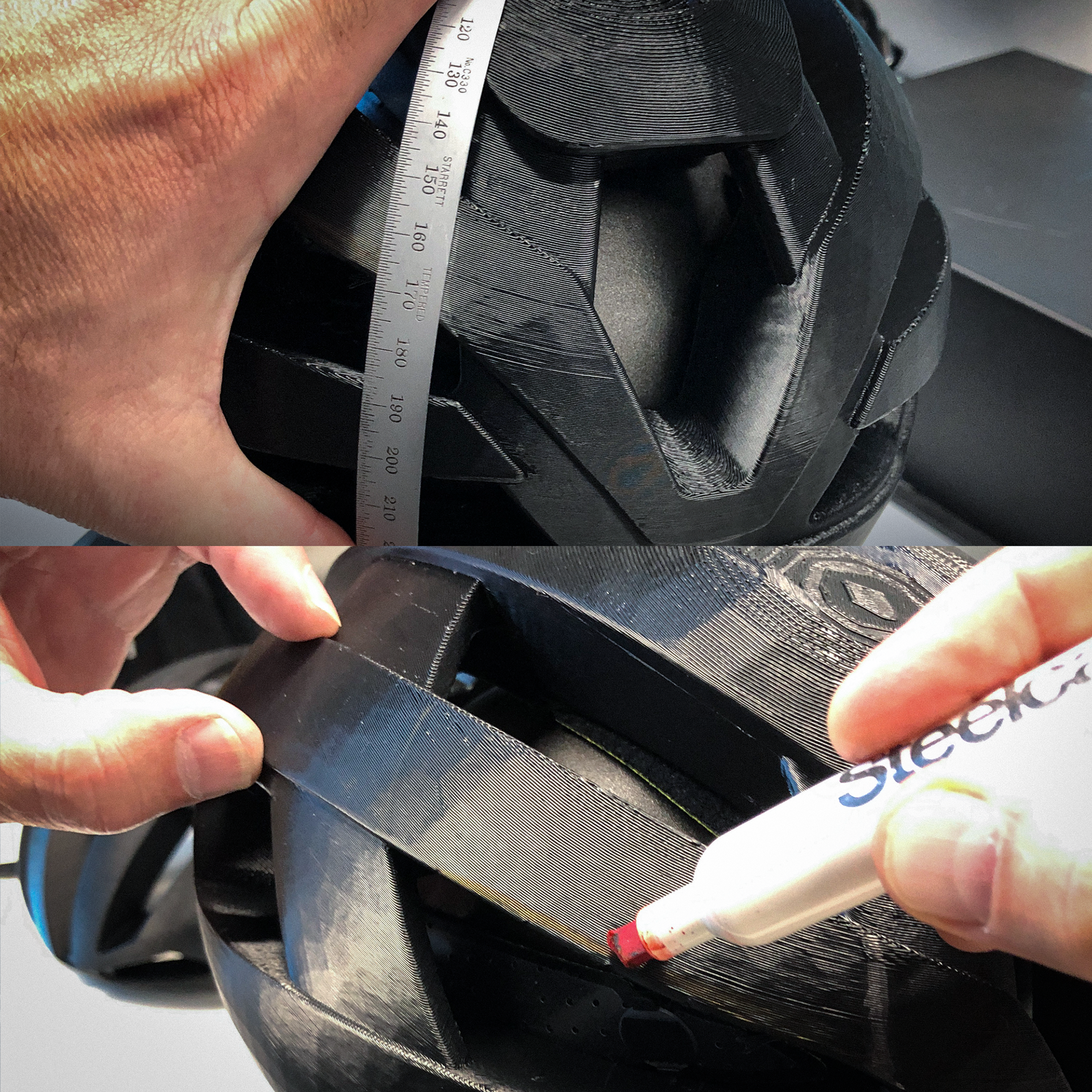 An early 3D print, making updates