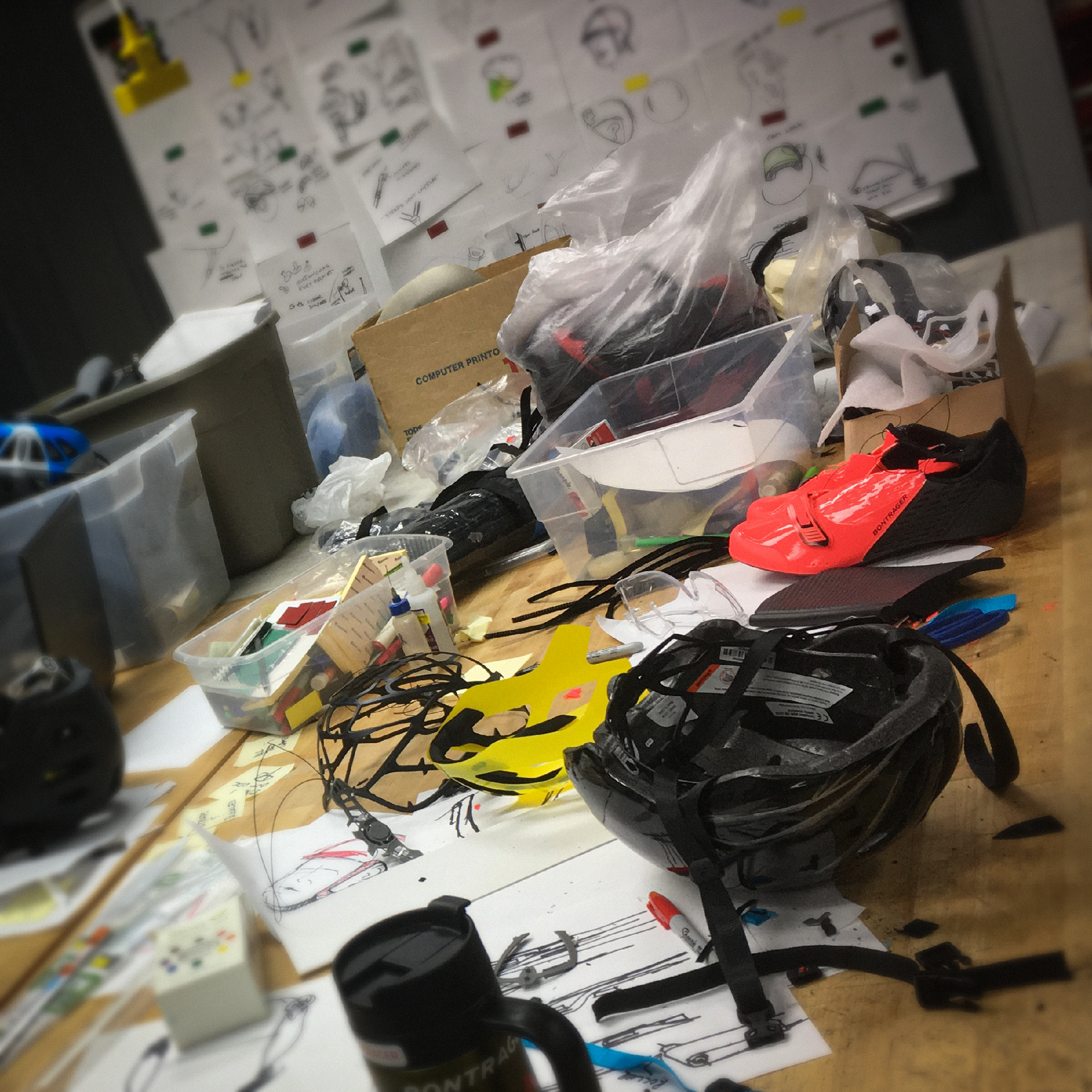 Rethinking the carbon cage and doing rough prototyping...it gets messy