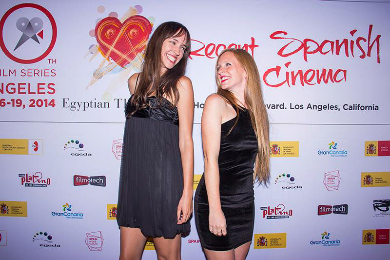 Caitlin O'Rorke and Maria Brasero at the Recent Spanish Cinema in Los Angeles