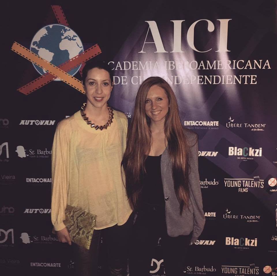 Caitlin O'Rorke and Nuria Babel at the AICI in Barcelona