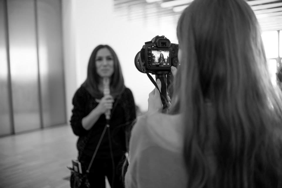 Caitlin O'Rorke filming for ESDiTV