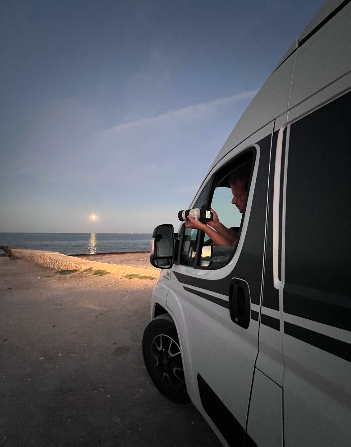 Pere Oliva and the van