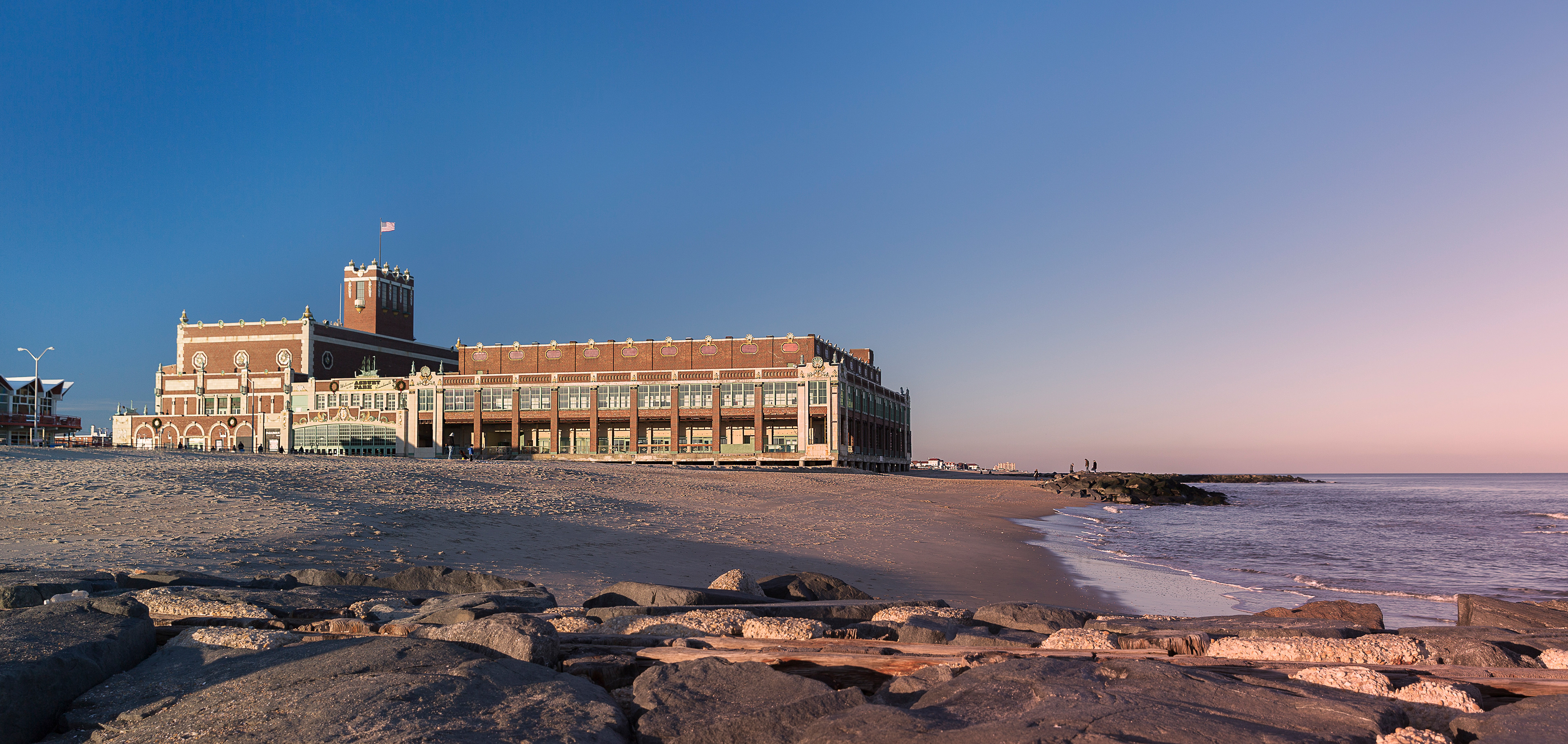 Panorama of the Paramount Theater and Convention Hall and Jetty Image# AP03