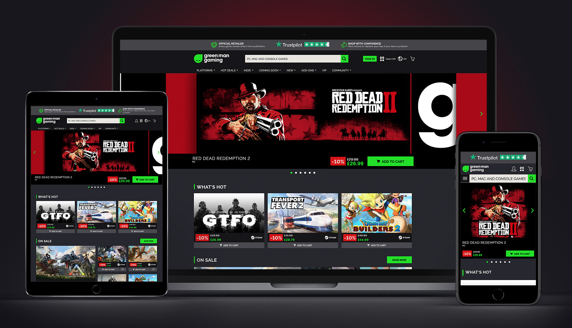 Landing page Rockstar Games - Redesign