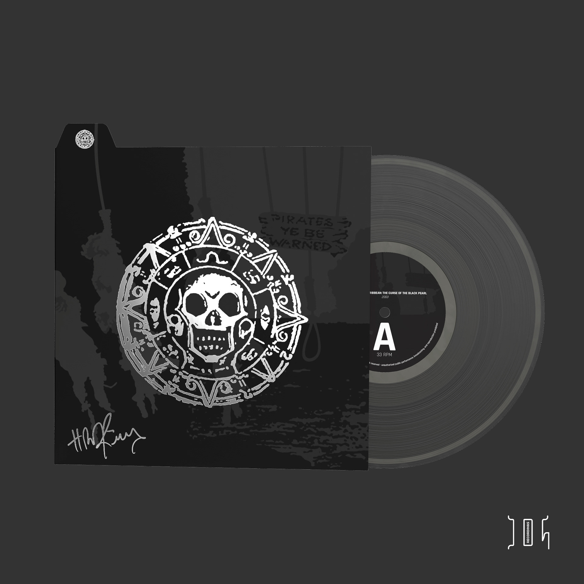 social media advertisement Pirates of the Caribbean album art