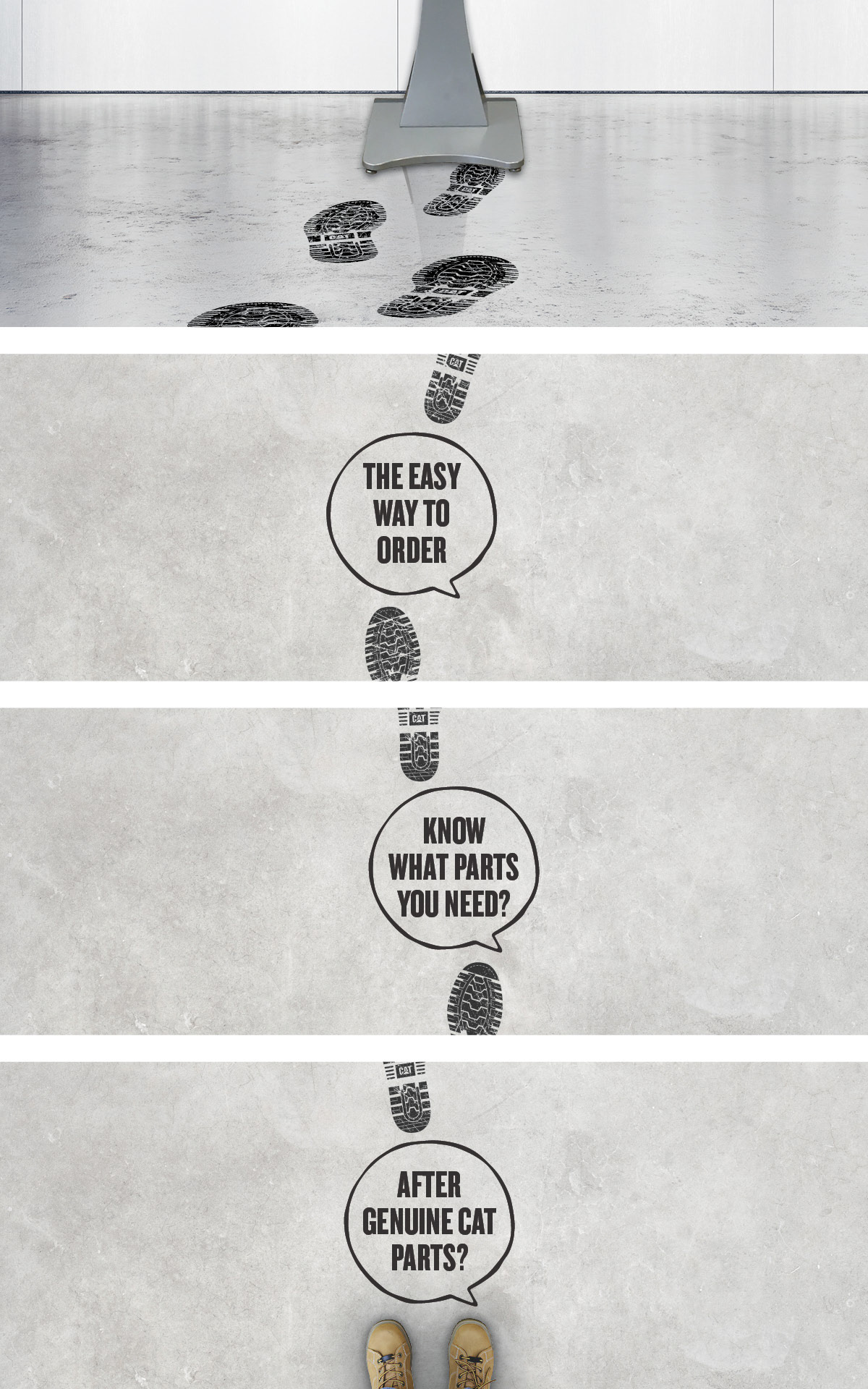 "wayfinding"-style floor decals