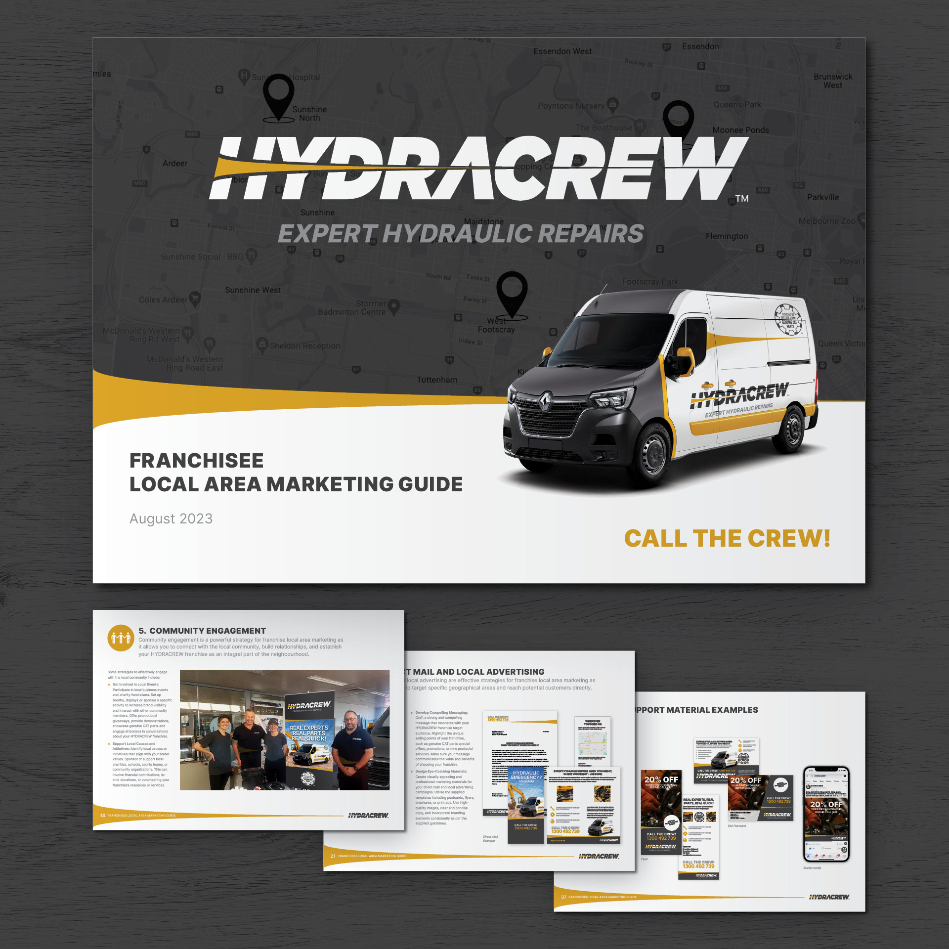 local area marketing guide to be provided for new franchisees