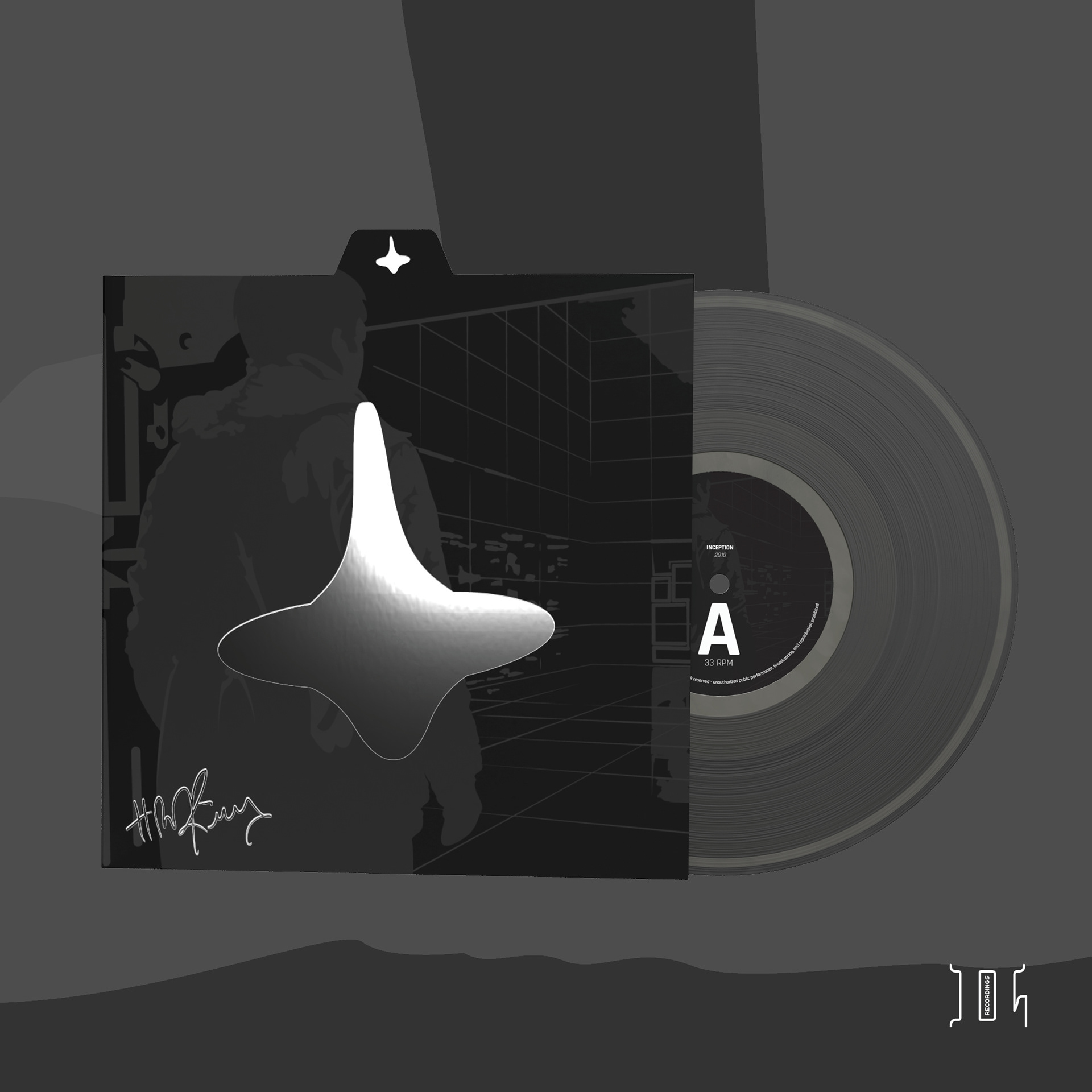 social media advertisement Inception album art
