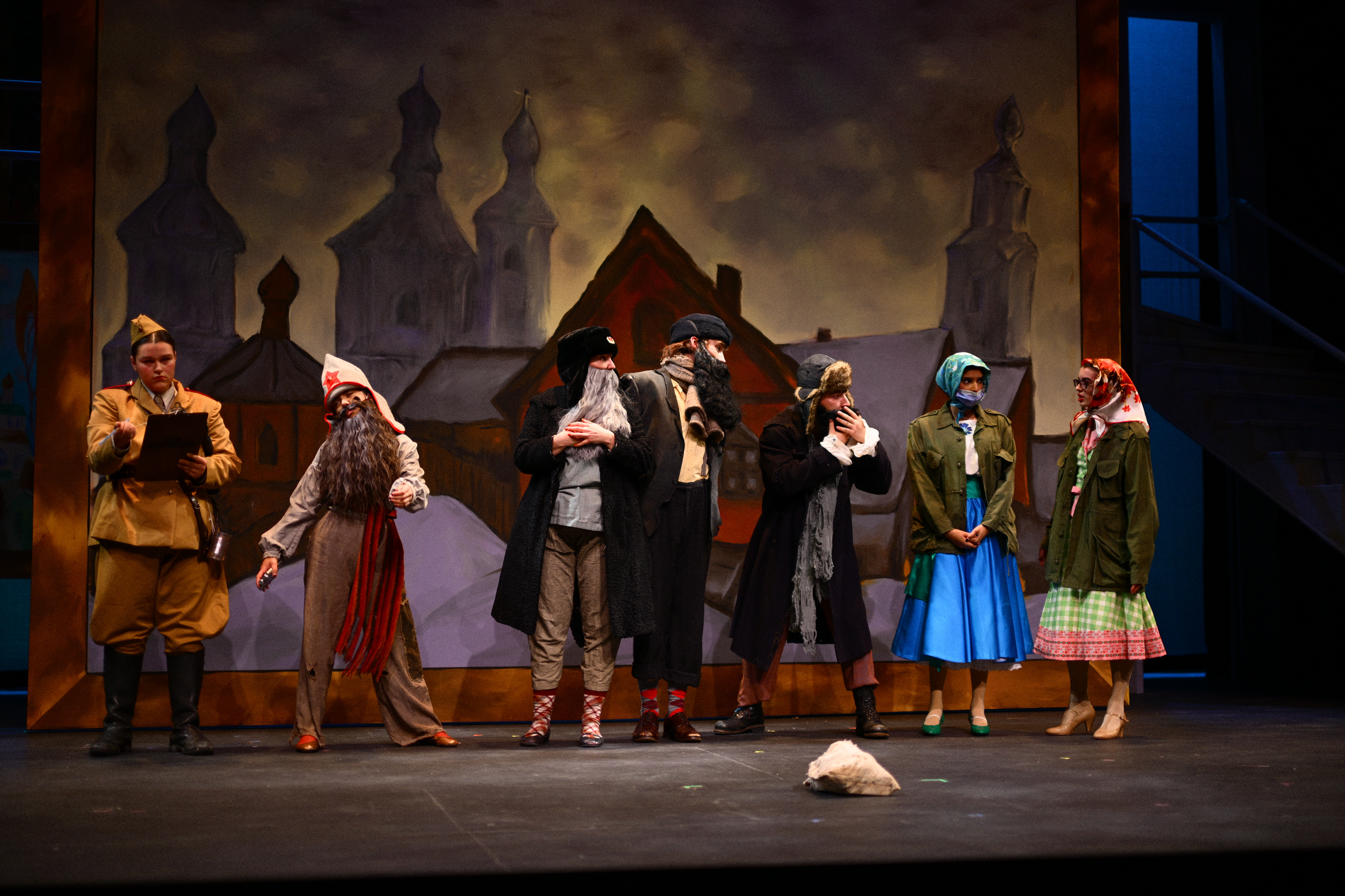 From left: Harmony Brady, Aynaz Mianroundi, Jenn Adelle, Thomas Charlton, Griffin Webber, Priya Garcha, Rhiannon Kowalchuk 