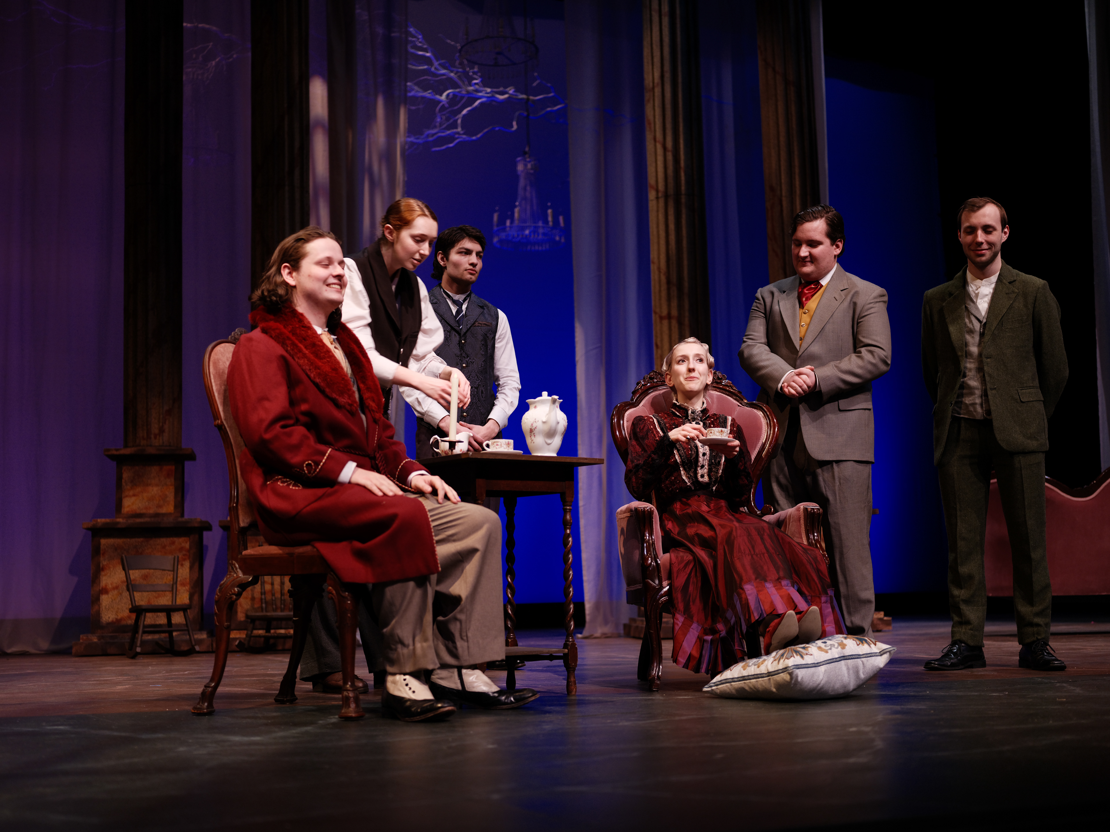 From left to right: Mason Mintz, Chardonae Manuel, Ryan Kearns, Soleil Kovács, Ryan Kearns, Aidan Hardy